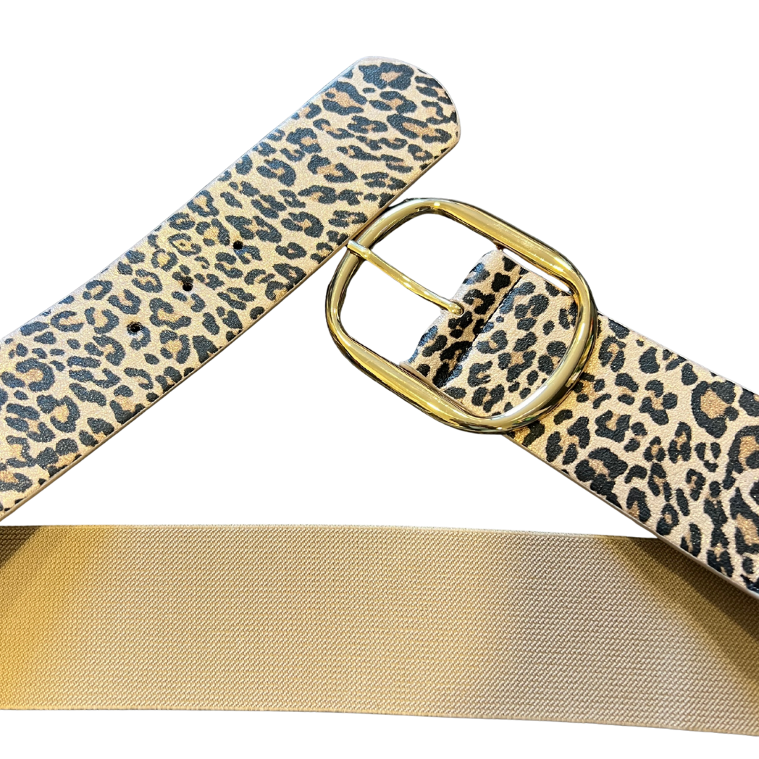 Leopard Print Belt