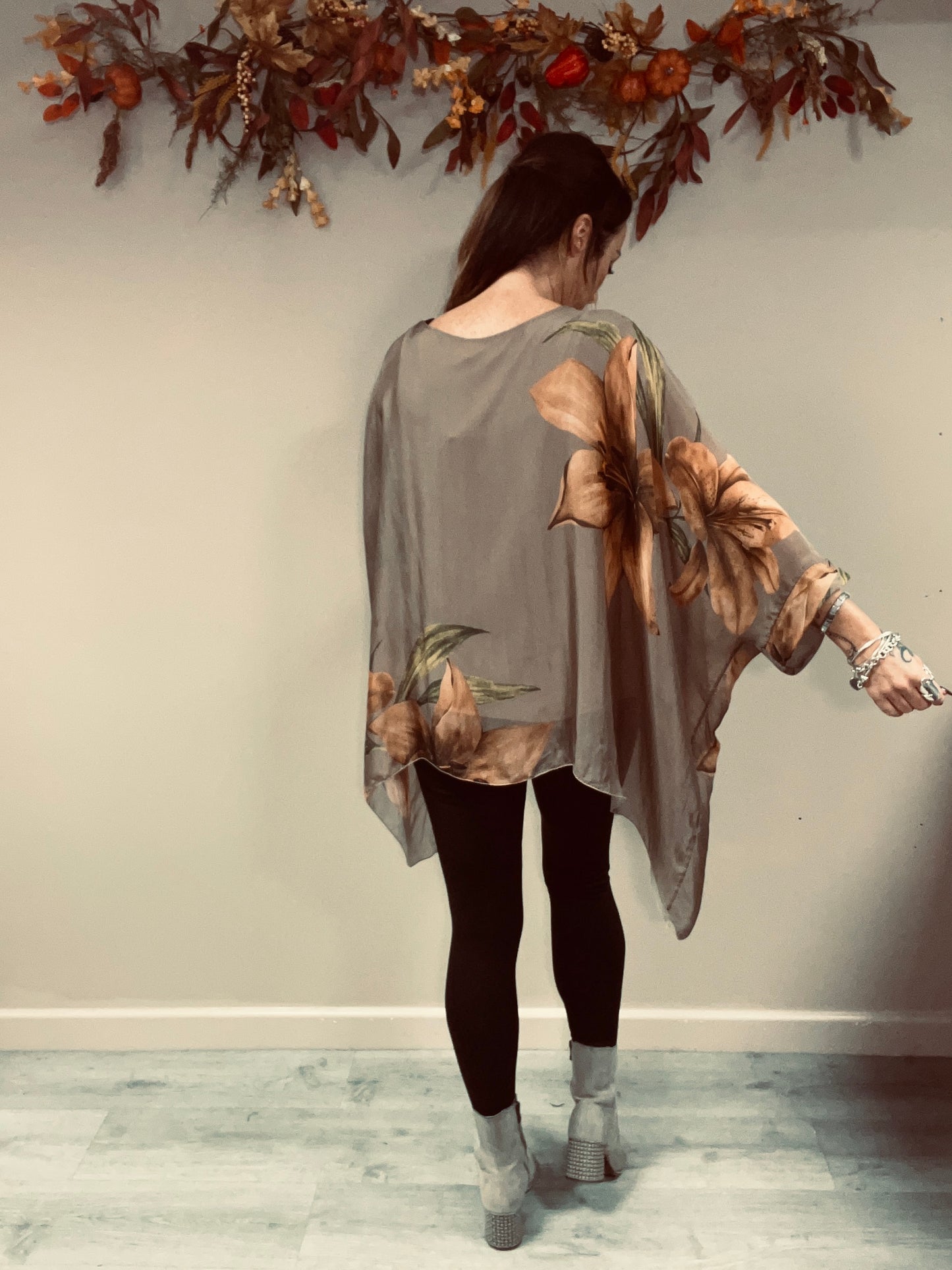 Floaty Floral Silk Top