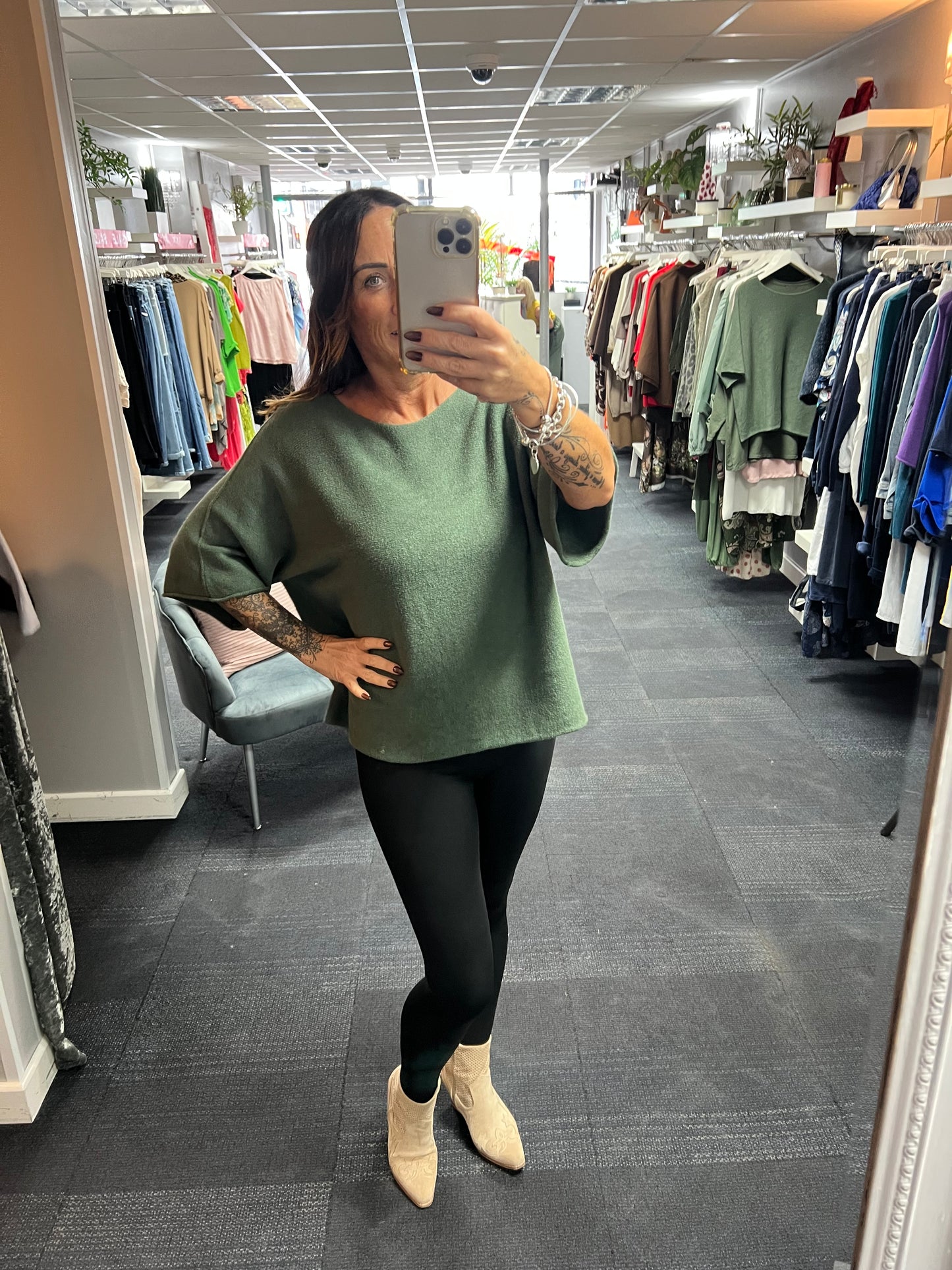 Half Sleeve Knit