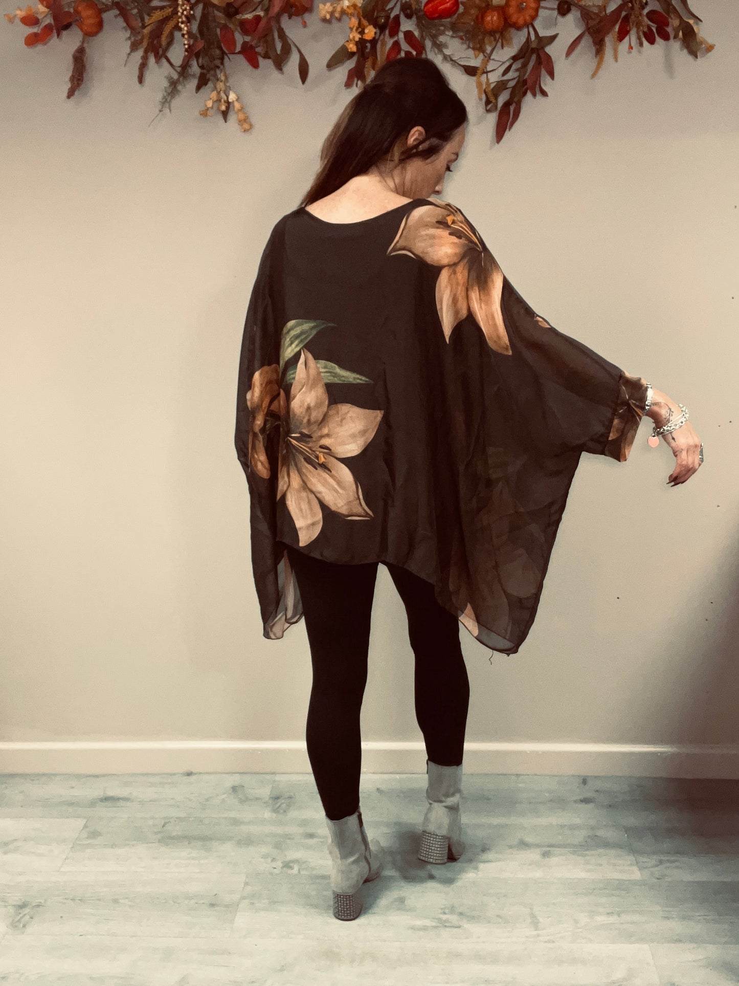 Floaty Floral Silk Top