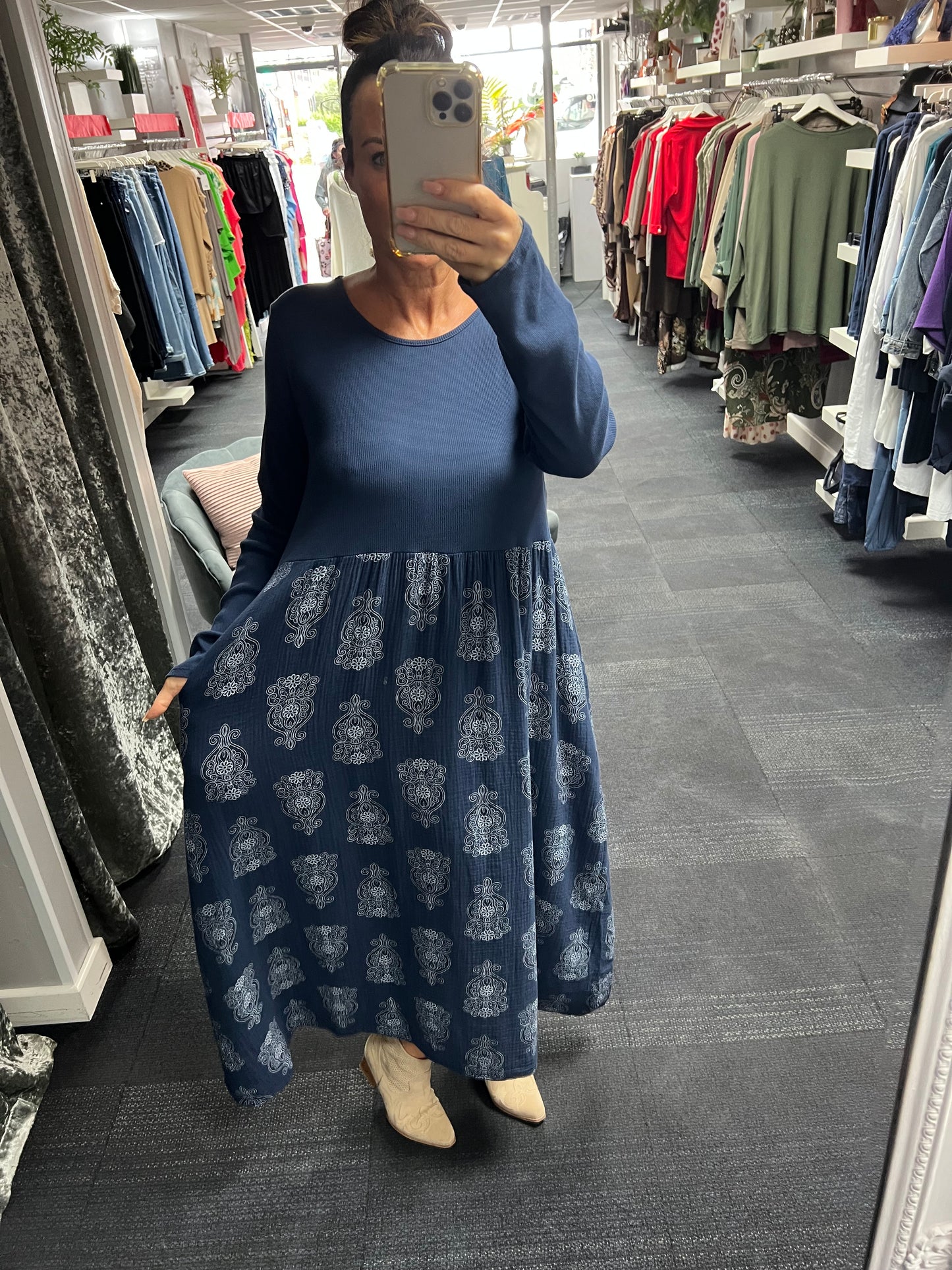 Boraque Print Half Dress