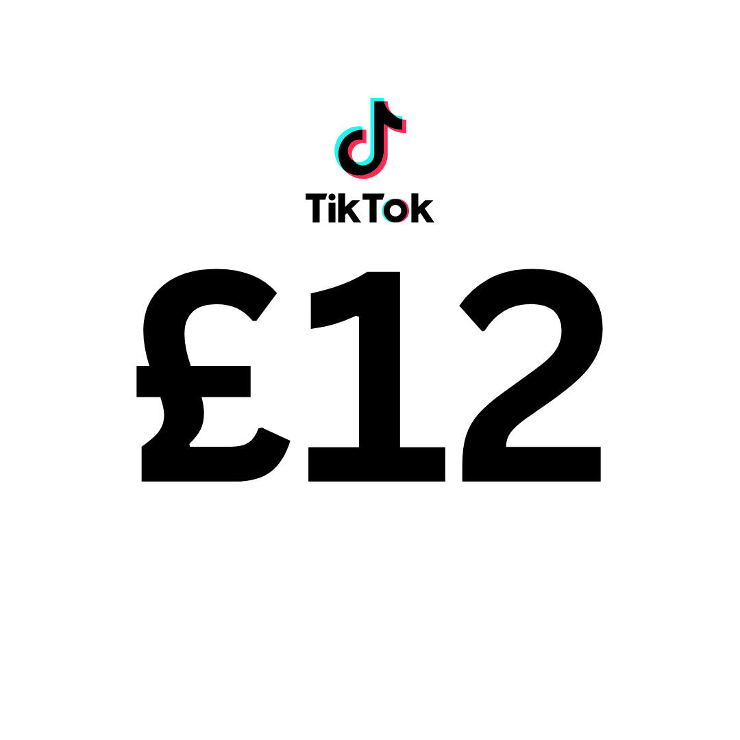 TIKTOK CLAIM £12