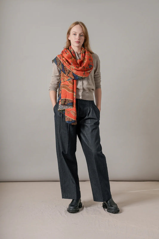 OHS Dragon Rust Scarf