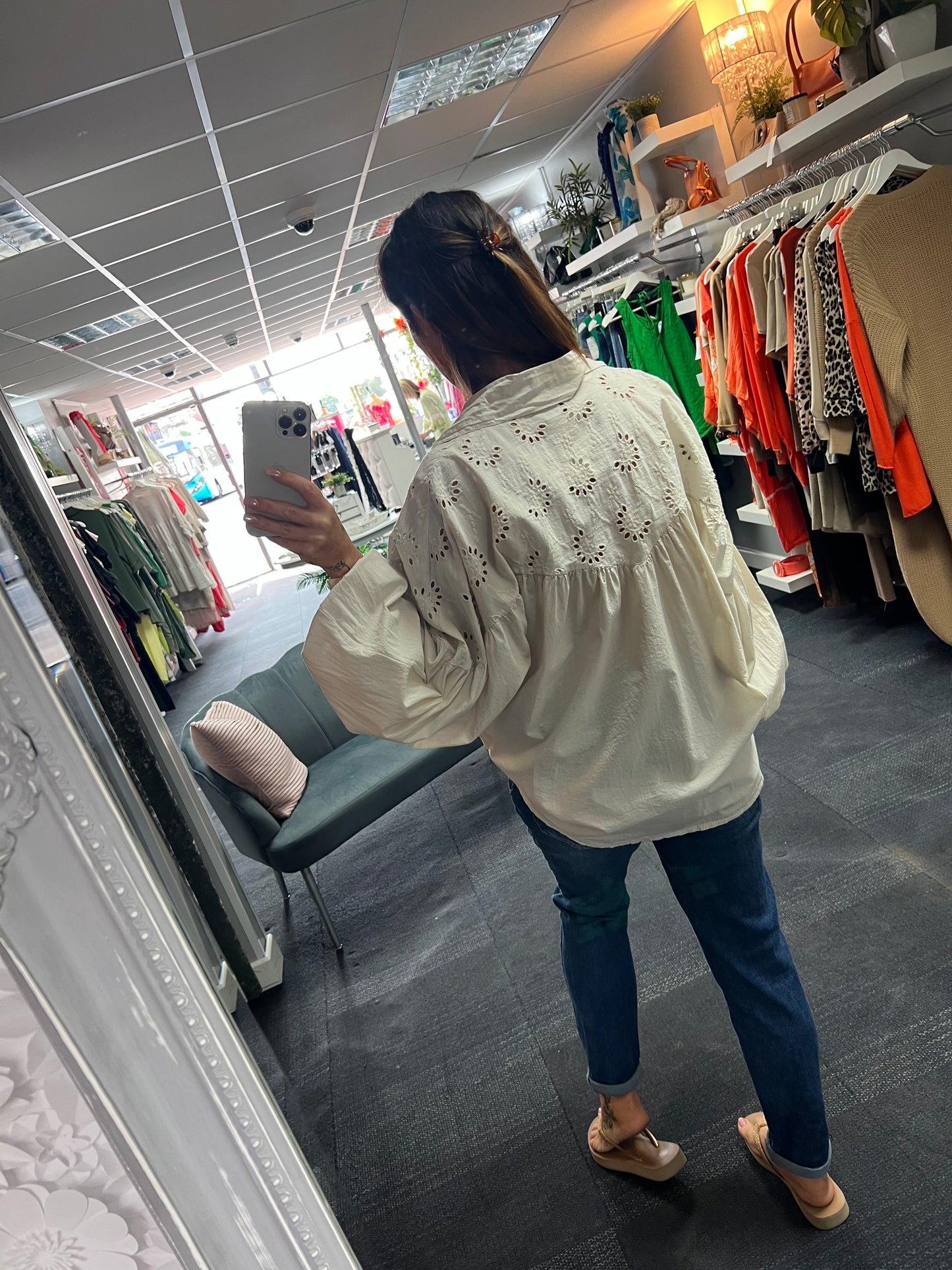 Broderie Anglaise Blouse