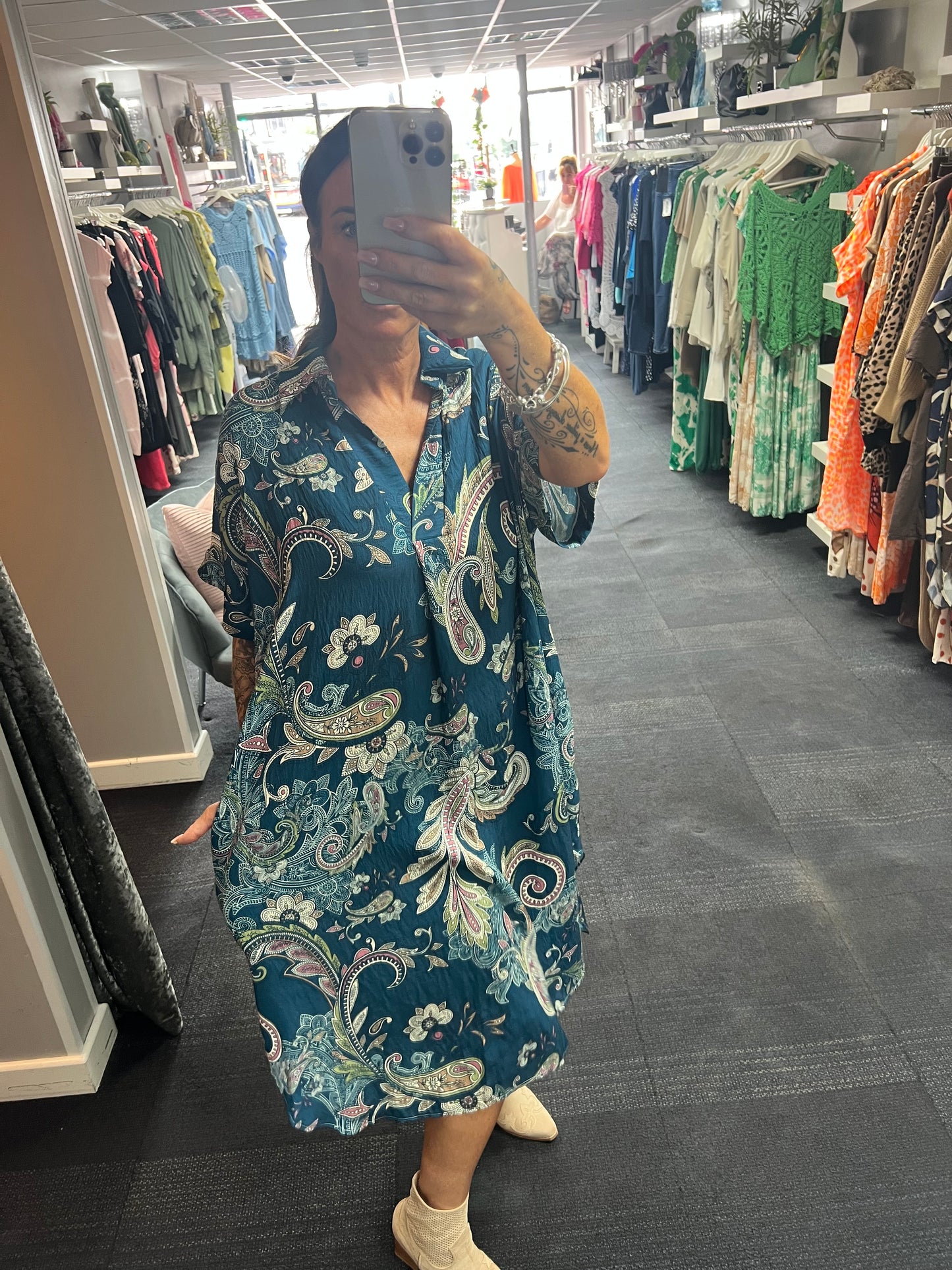 Paisley Collar Dress