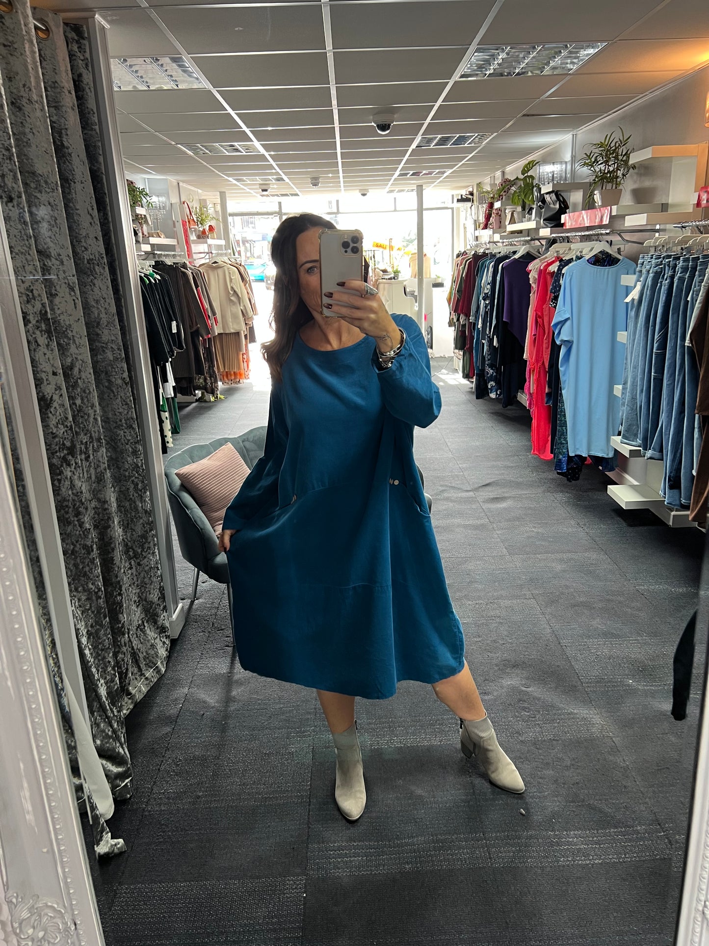 Needlecord Pocket Dress
