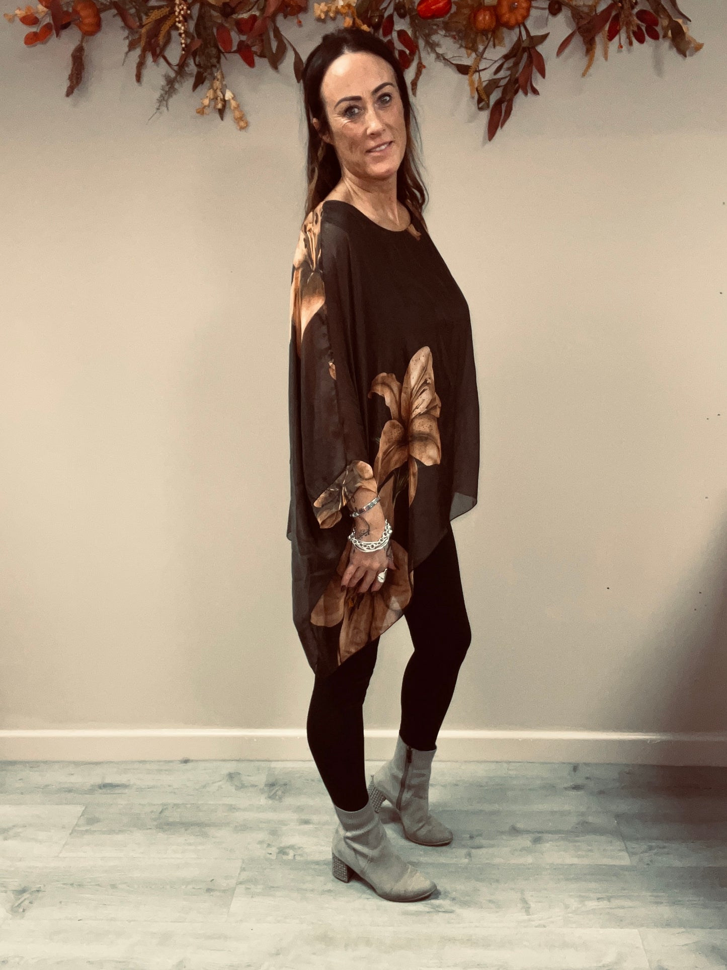 Floaty Floral Silk Top