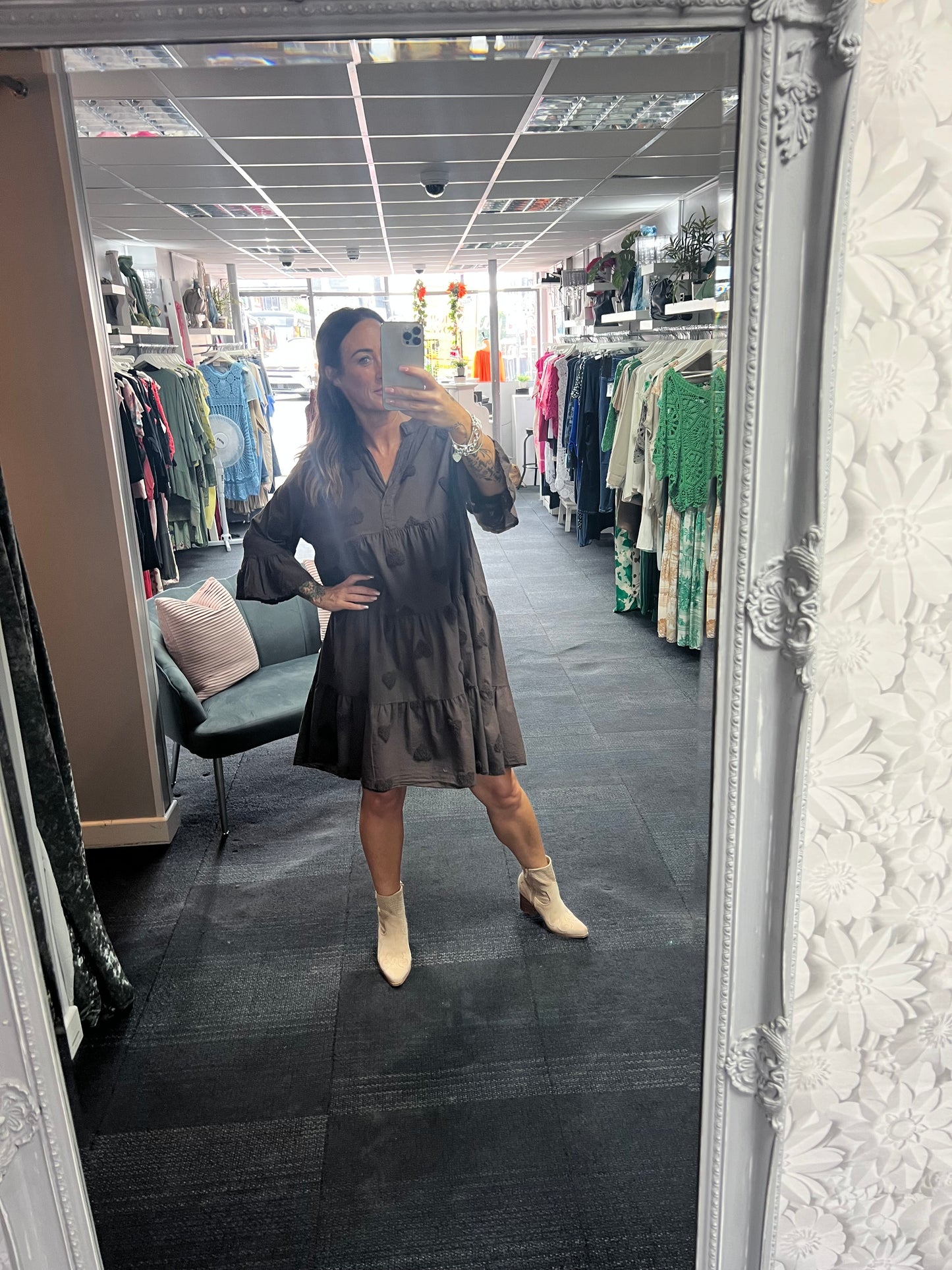 Embossed Heart Tunic/Dress