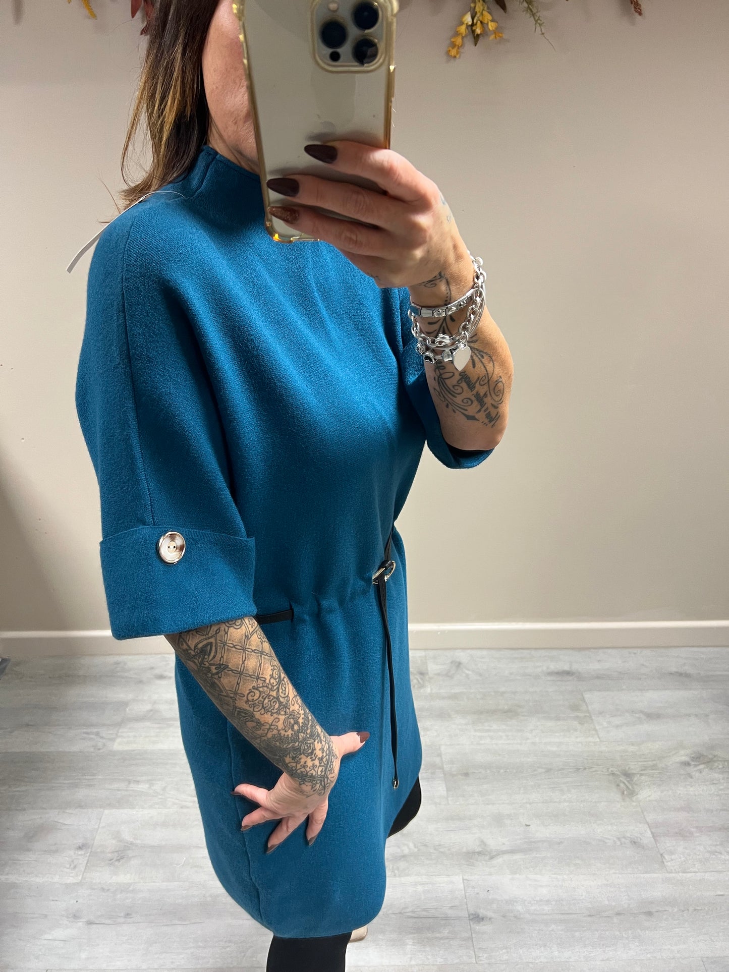 Belted Knit Dress