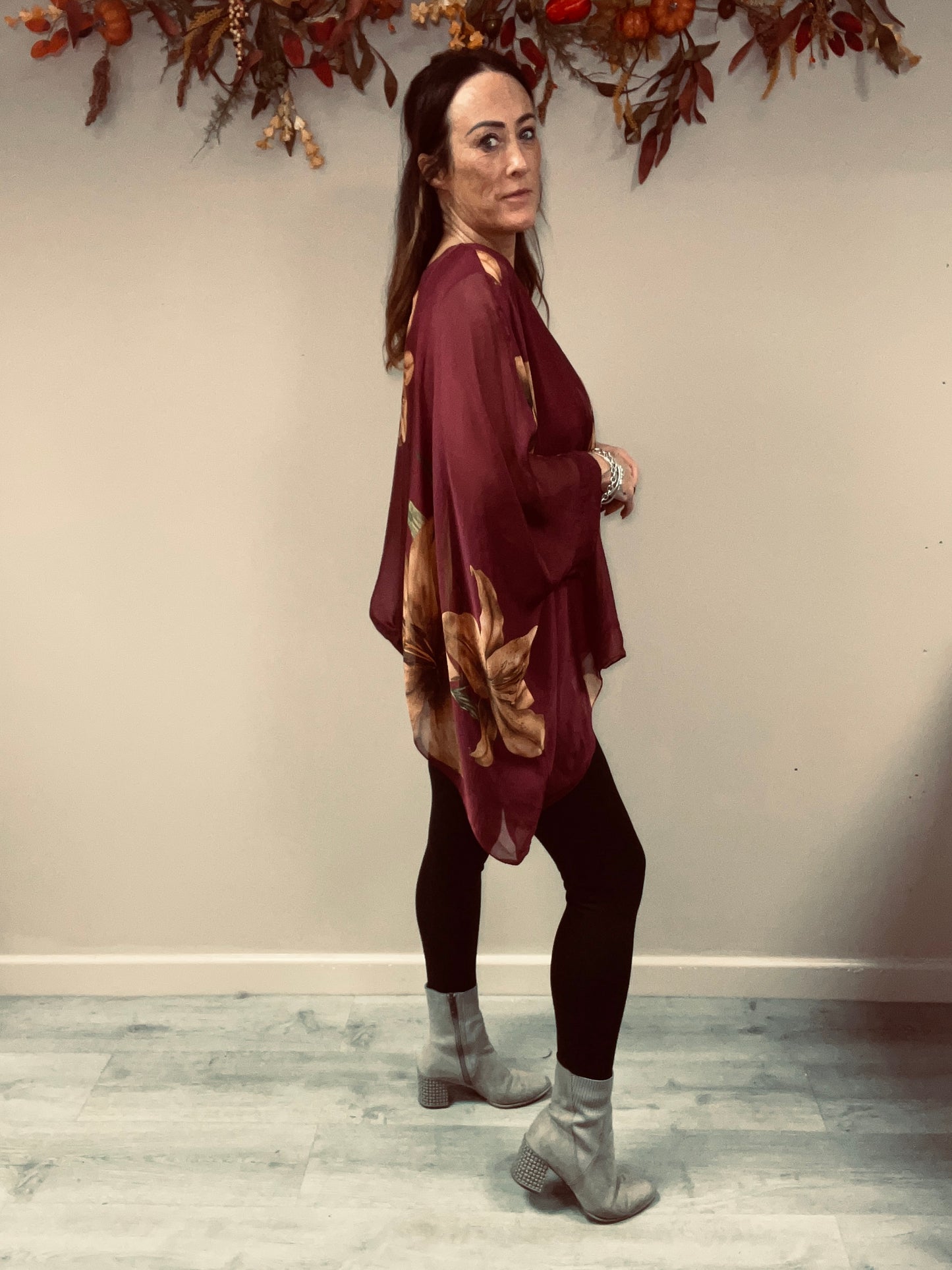 Floaty Floral Silk Top