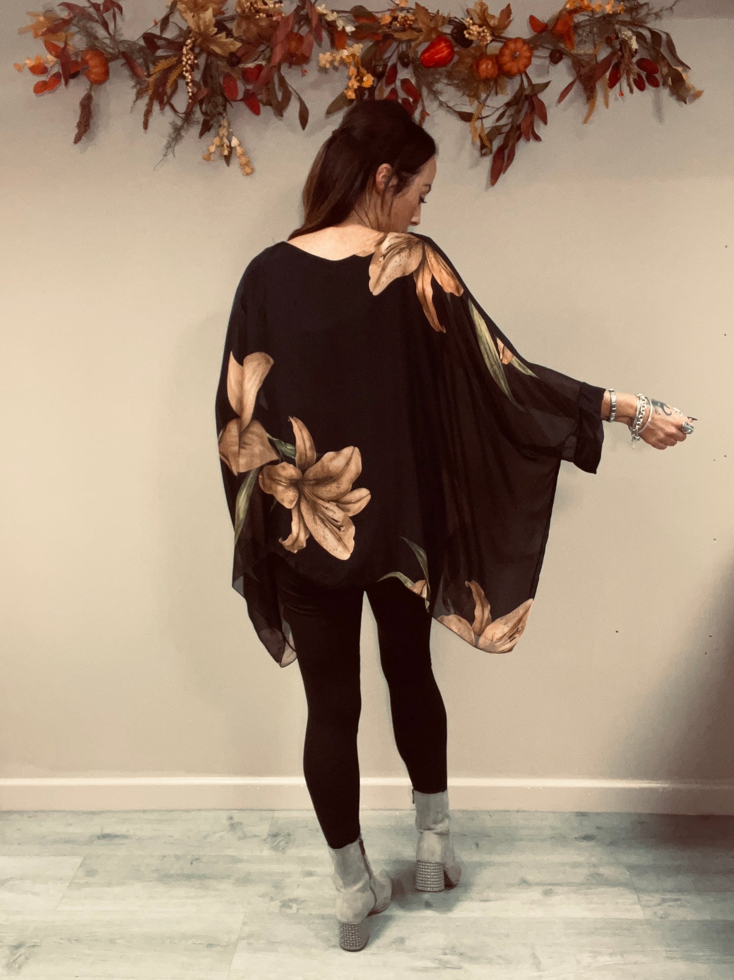 Floaty Floral Silk Top