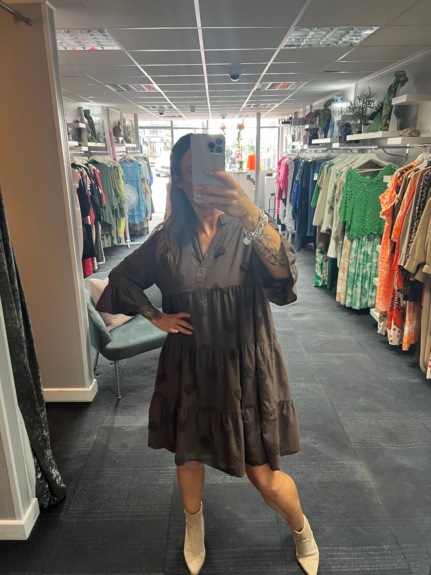 Embossed Heart Tunic/Dress