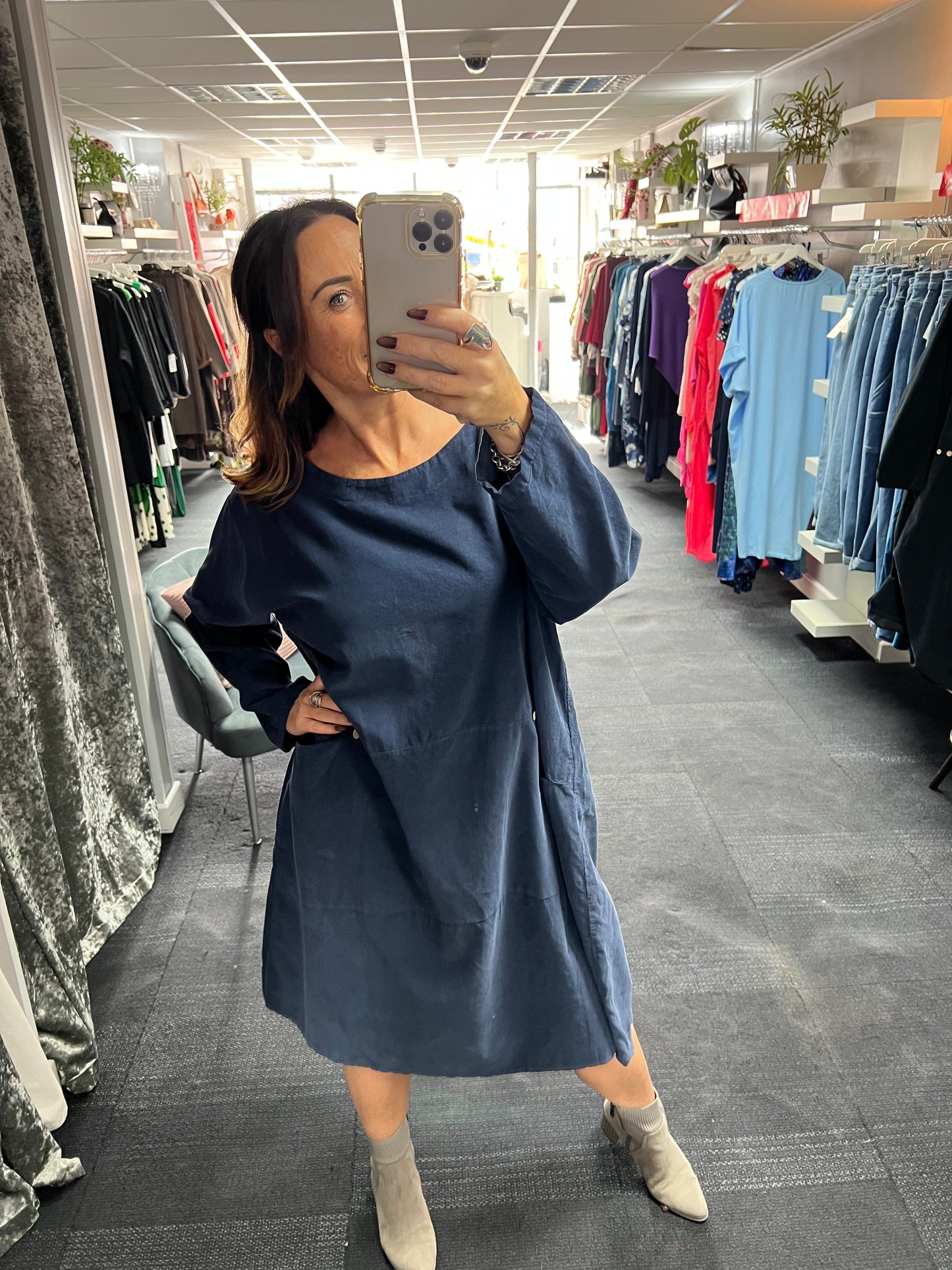 Needlecord Pocket Dress
