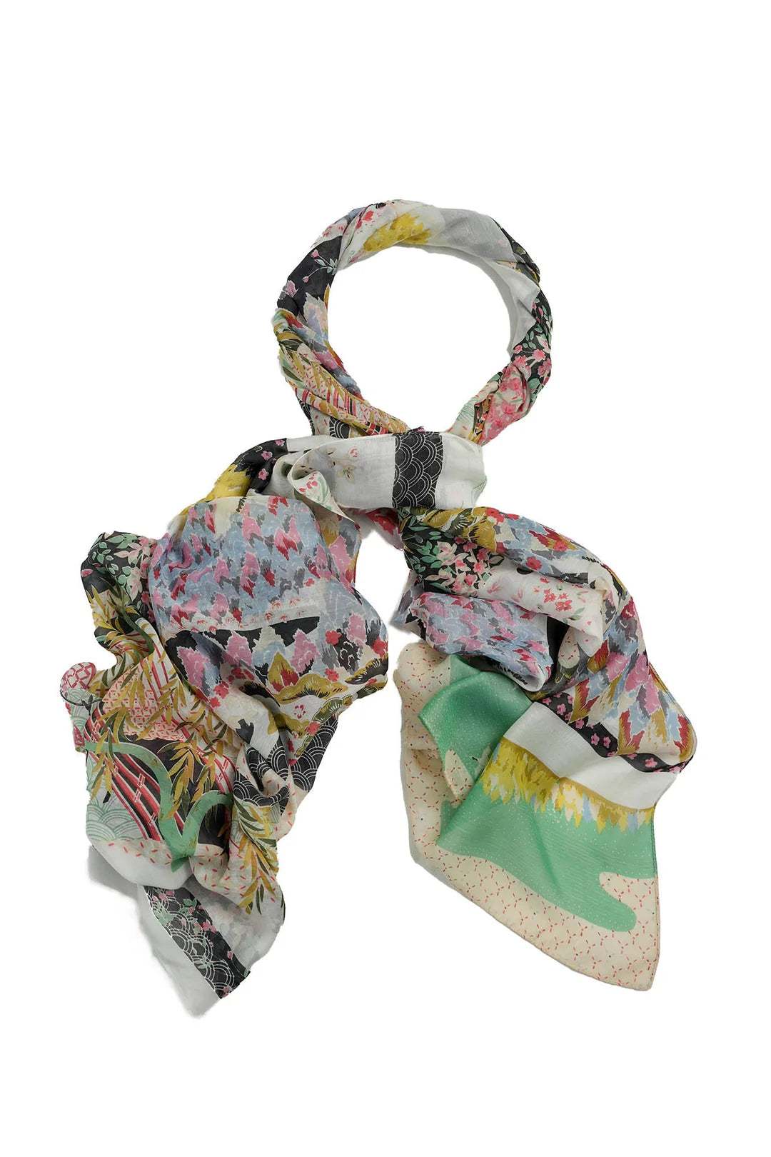 OHS Spring White Scarf