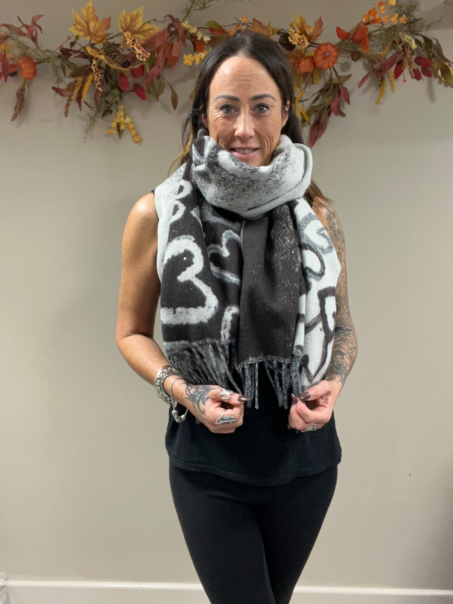Chunky Soft Heart Scarf