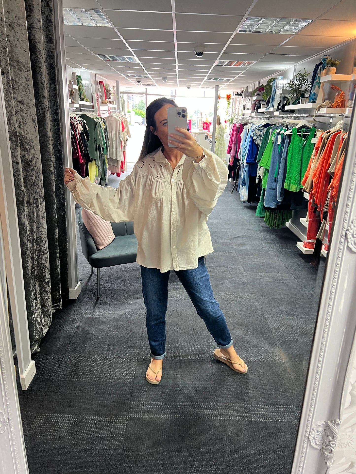 Broderie Anglaise Blouse