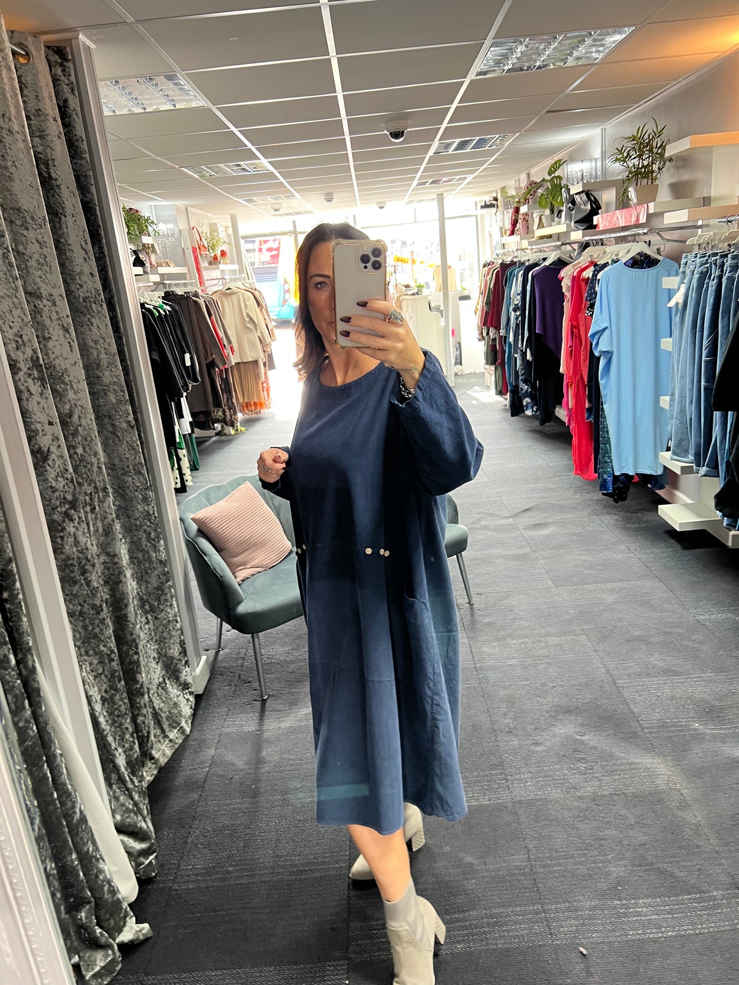 Needlecord Pocket Dress