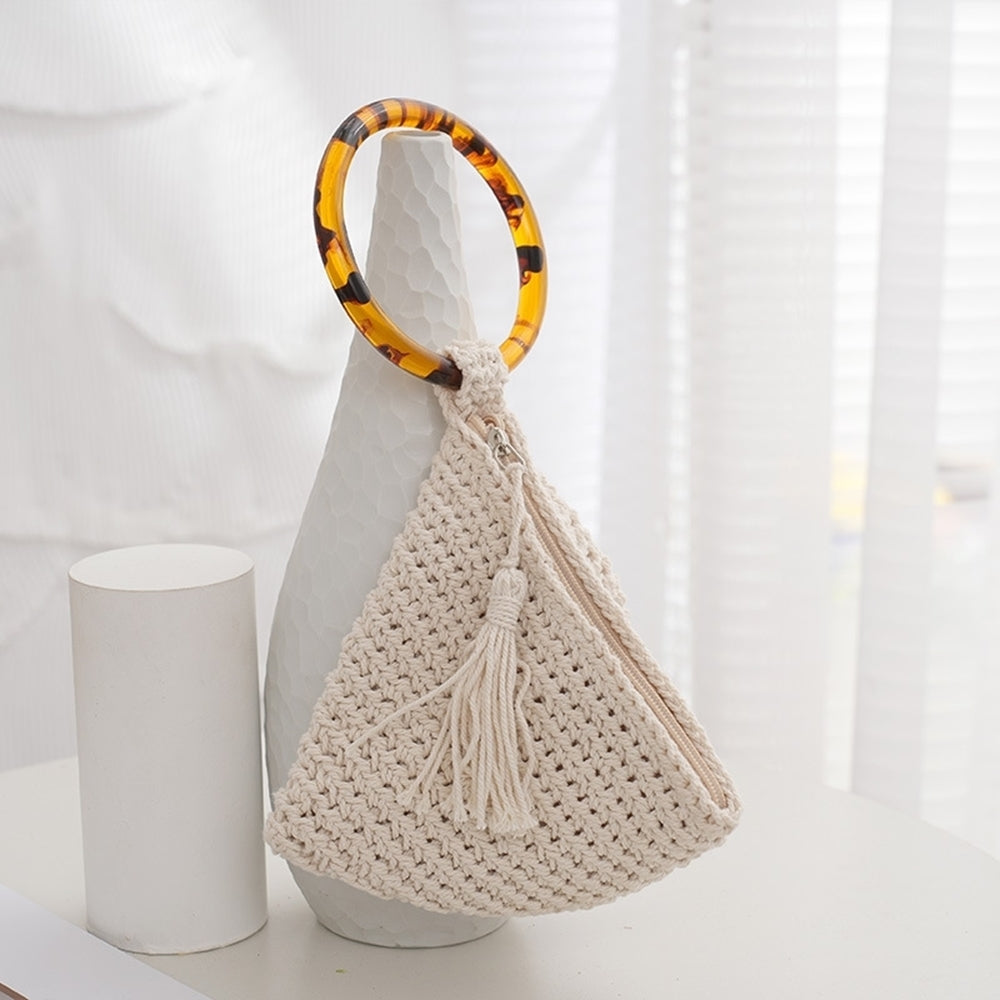 Crochet Pouch Triangle Bag