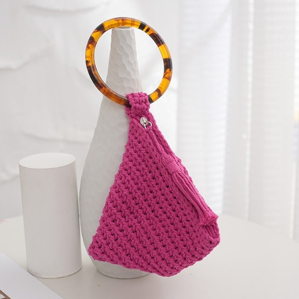 Crochet Pouch Triangle Bag