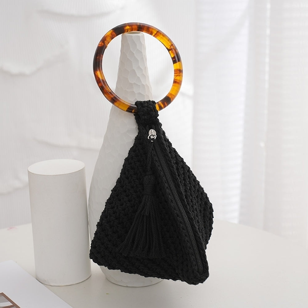 Crochet Pouch Triangle Bag