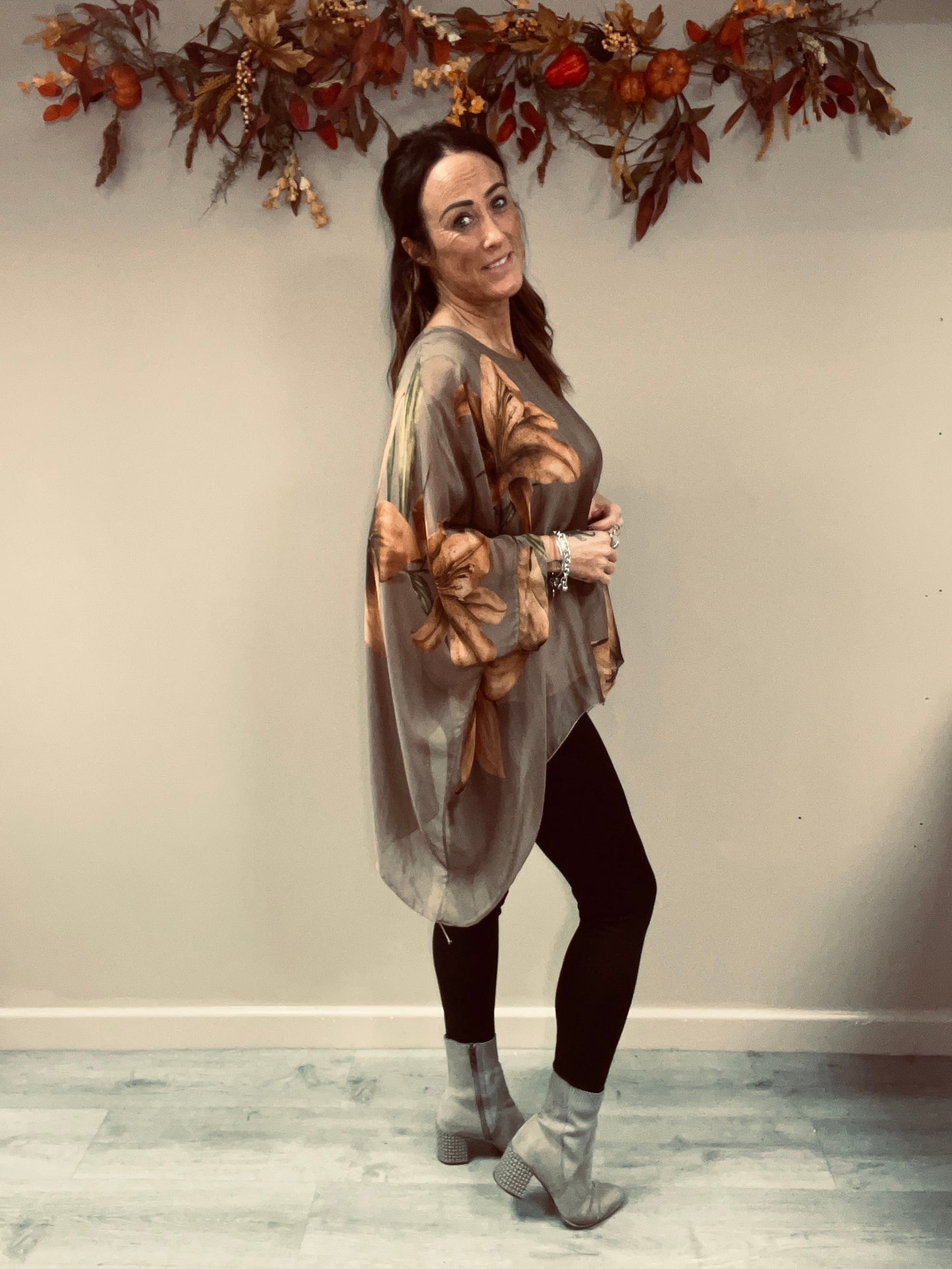 Floaty Floral Silk Top