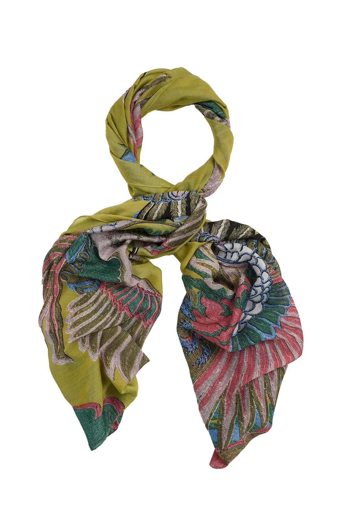 OHS Crane Olive Scarf