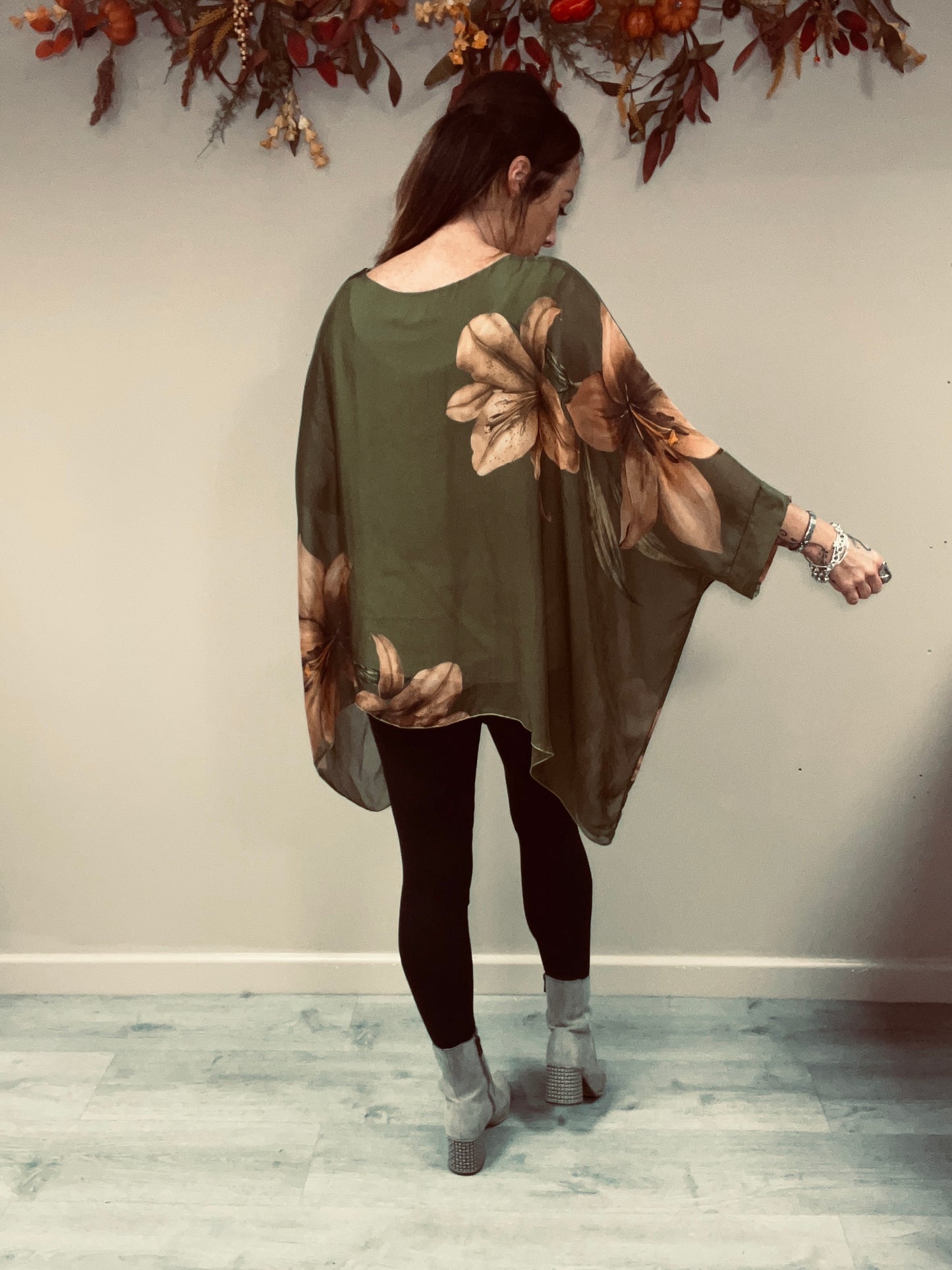 Floaty Floral Silk Top