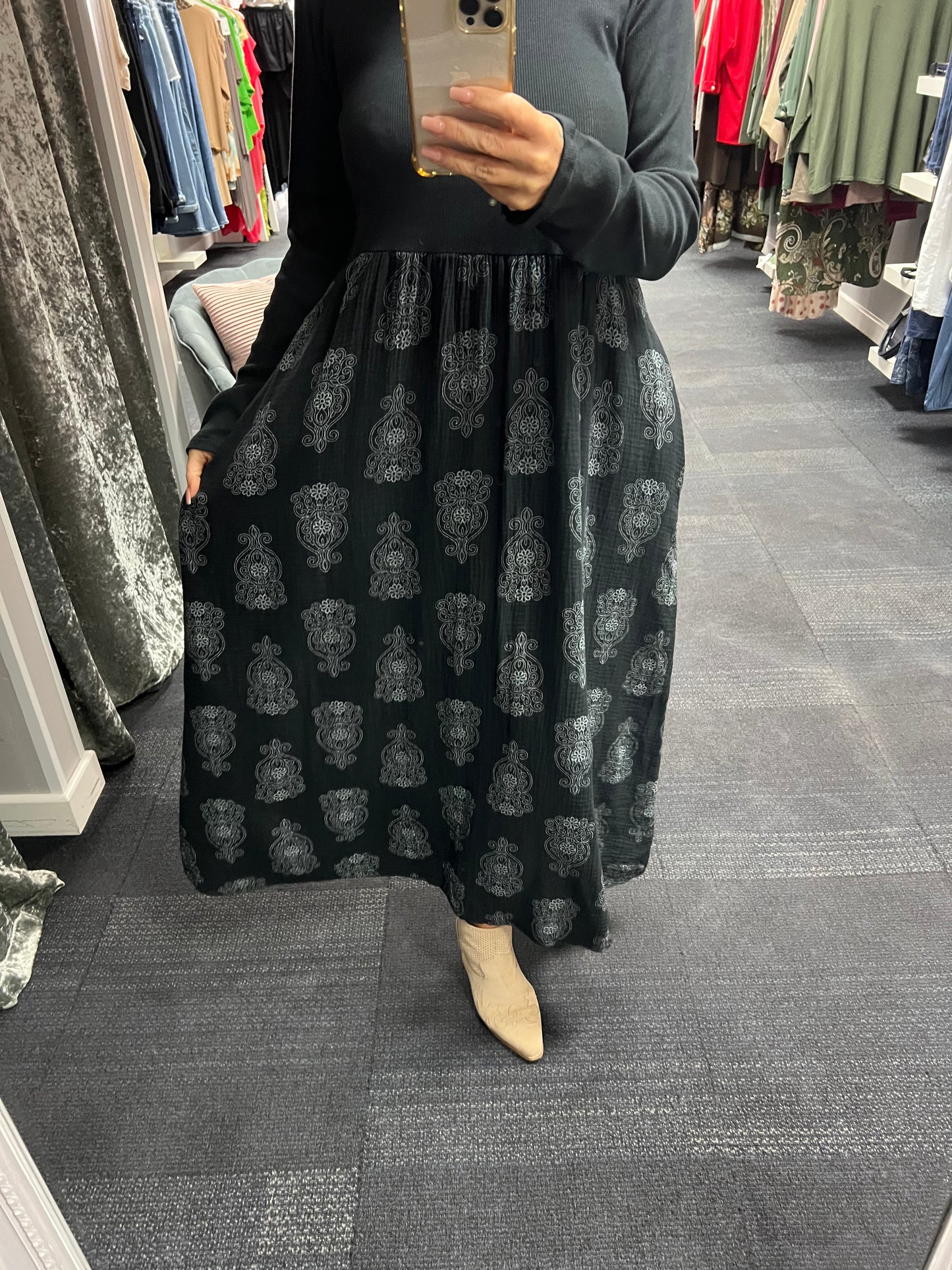 Boraque Print Half Dress