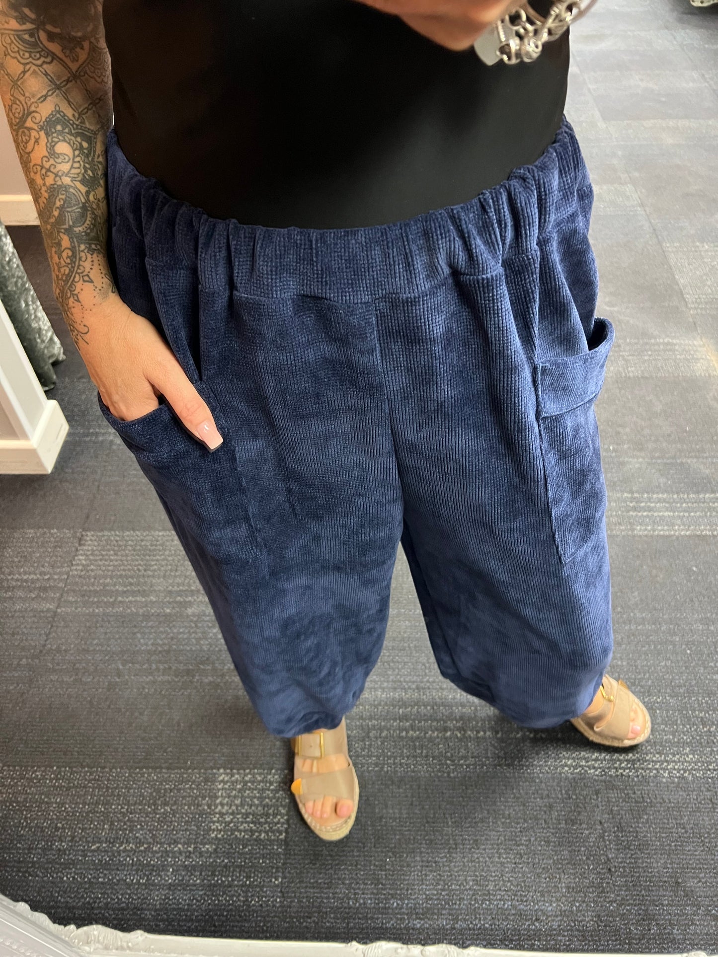 Baggy Chenille Trousers