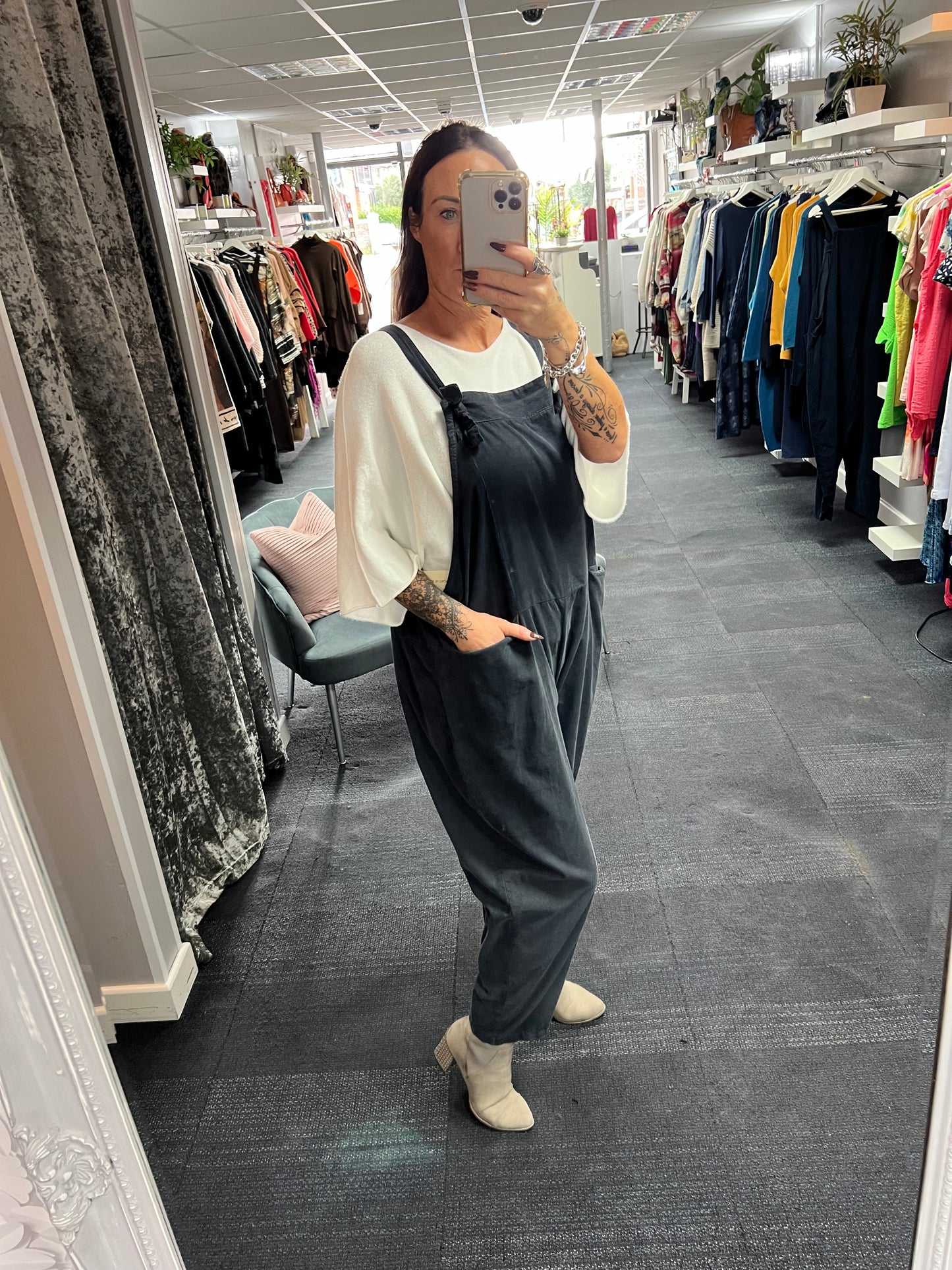 Needlecord Dungarees