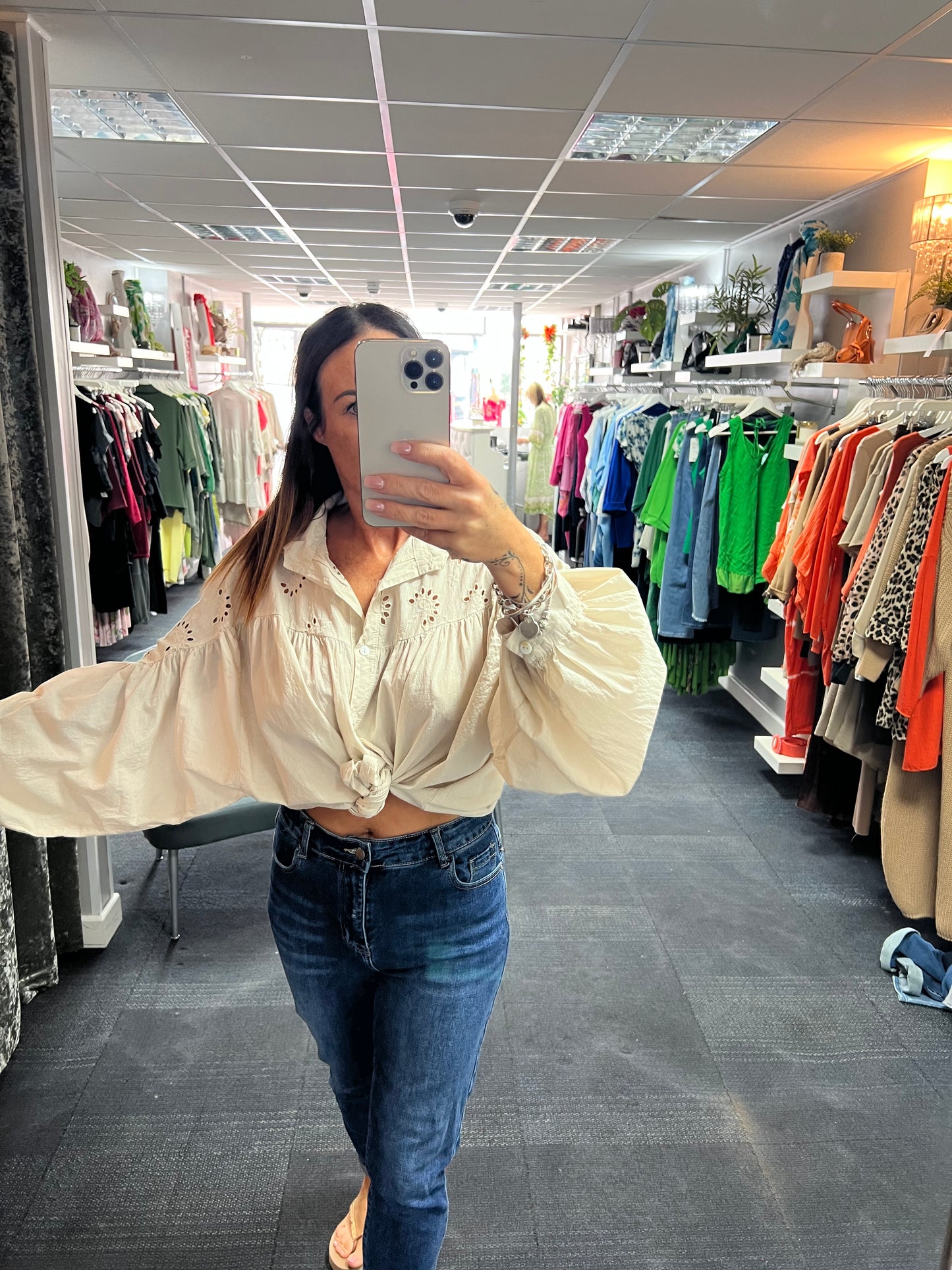Broderie Anglaise Blouse
