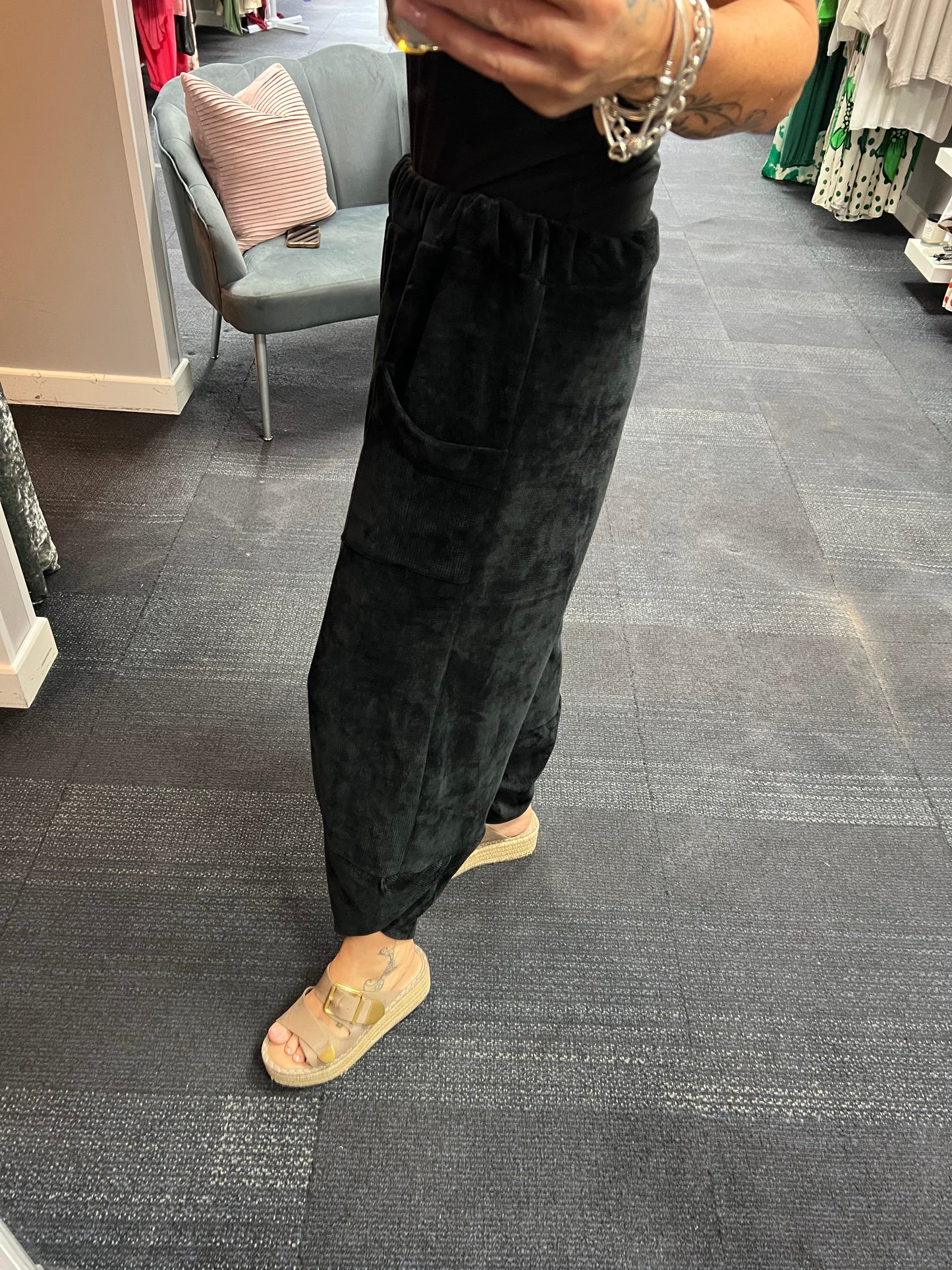 Baggy Chenille Trousers