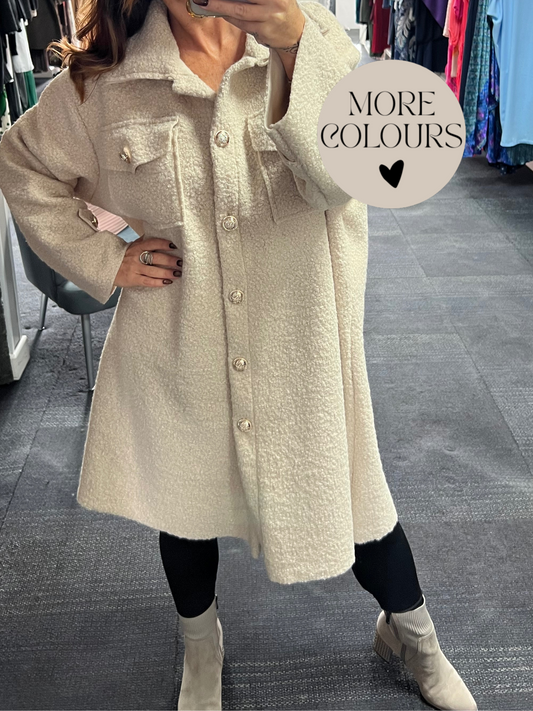 Boucle Mid Length Jacket