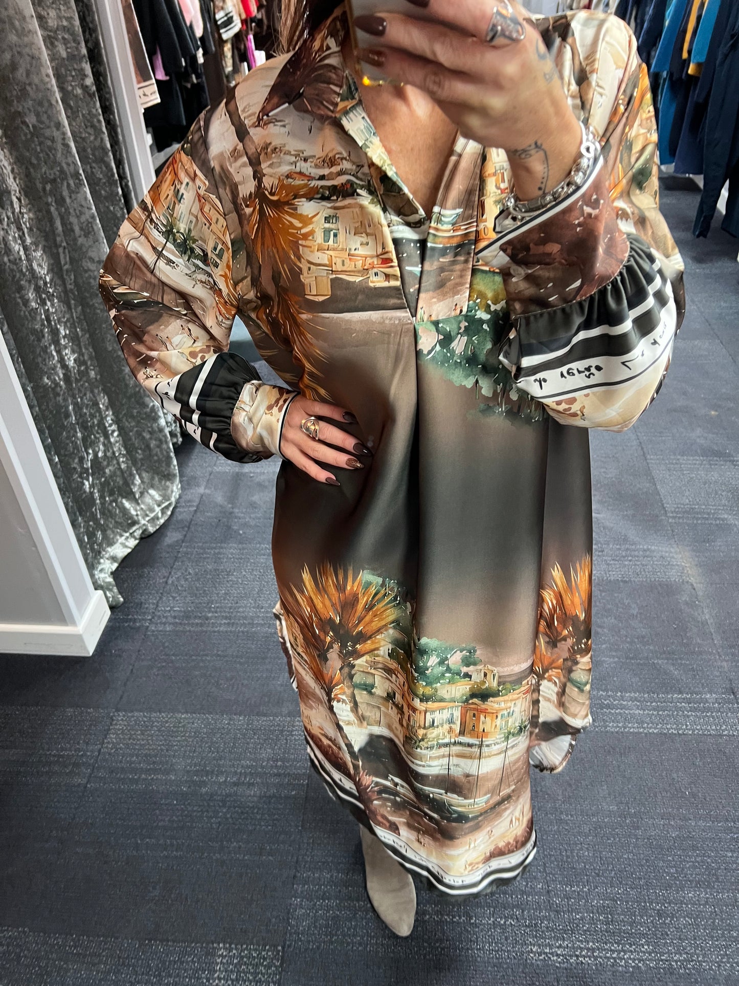 City Sleeved Dress