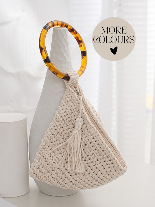 Crochet Pouch Triangle Bag