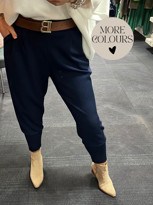 Belted Jogger Trousers