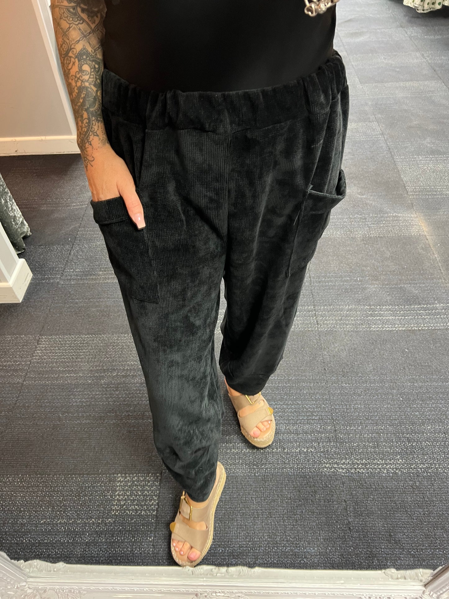 Baggy Chenille Trousers