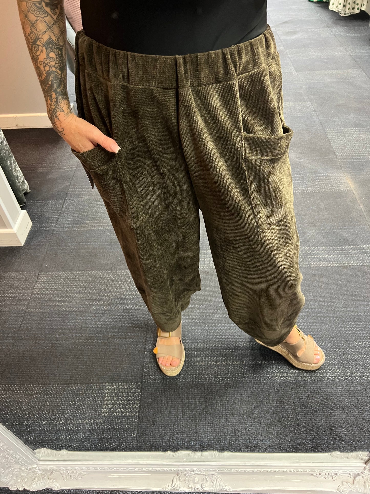 Baggy Chenille Trousers