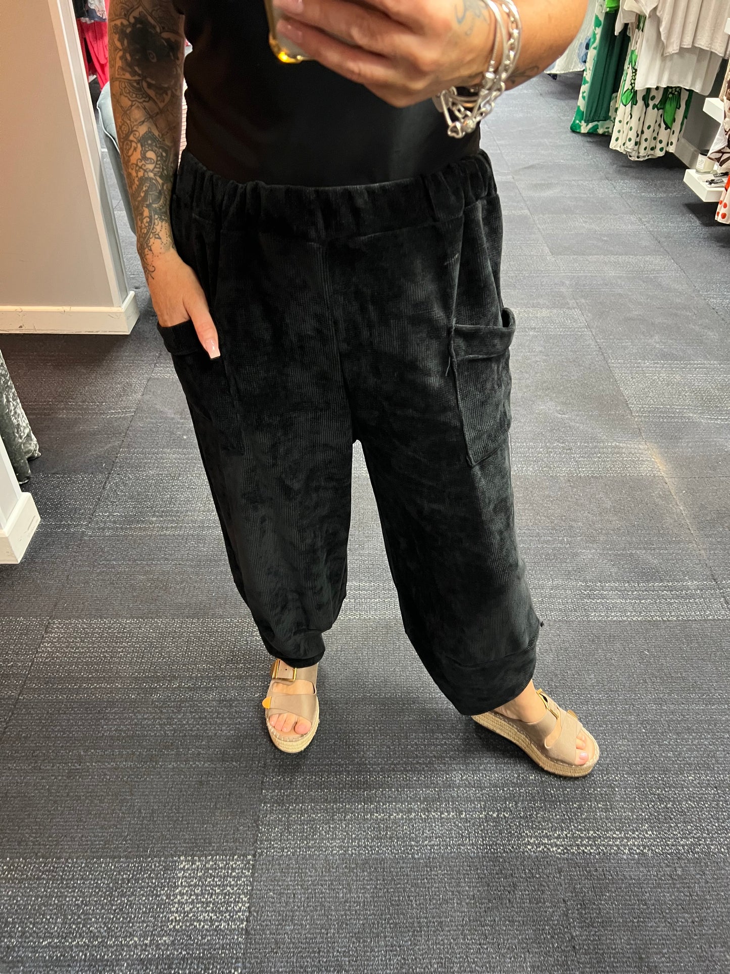 Baggy Chenille Trousers