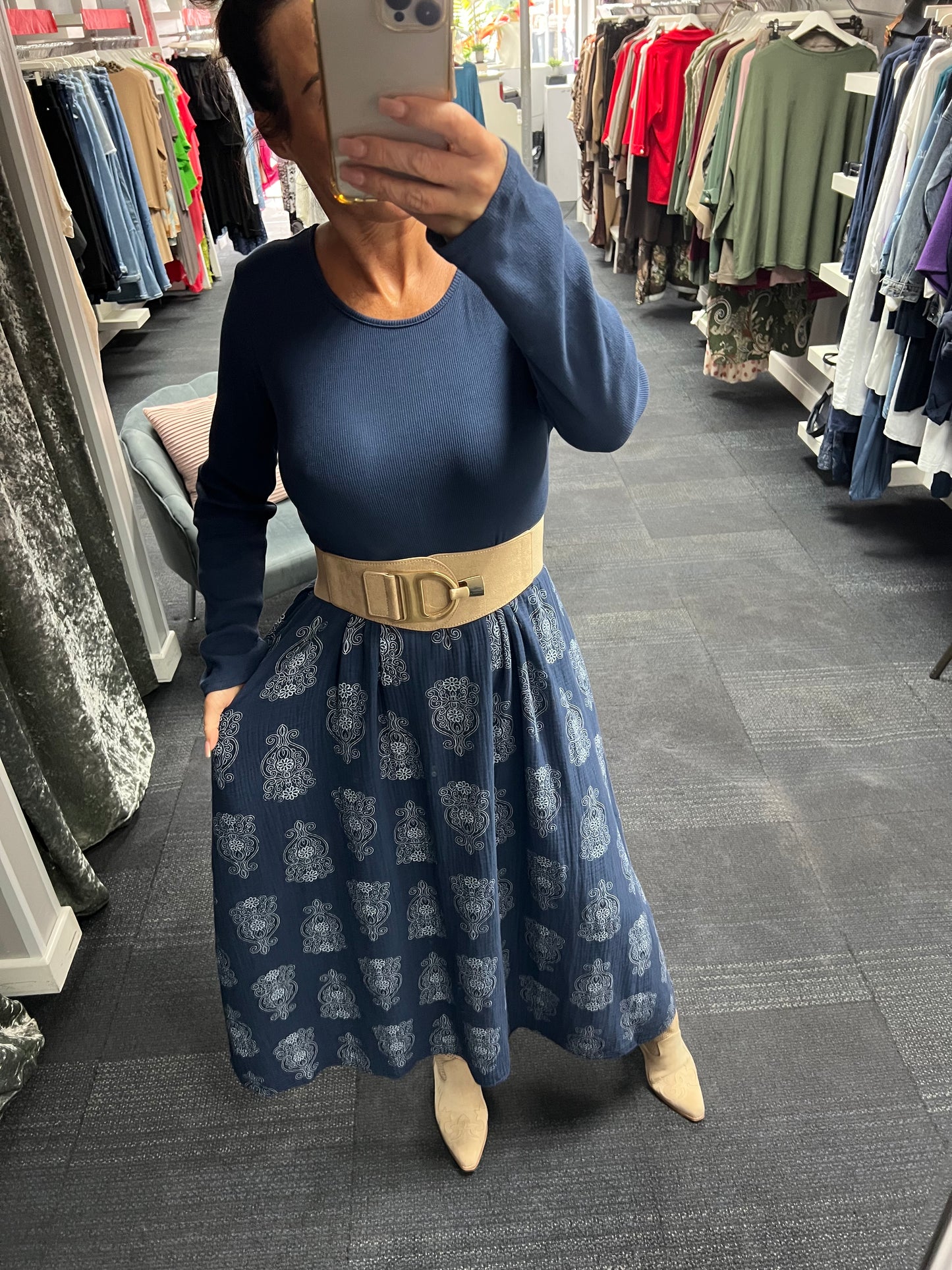 Boraque Print Half Dress