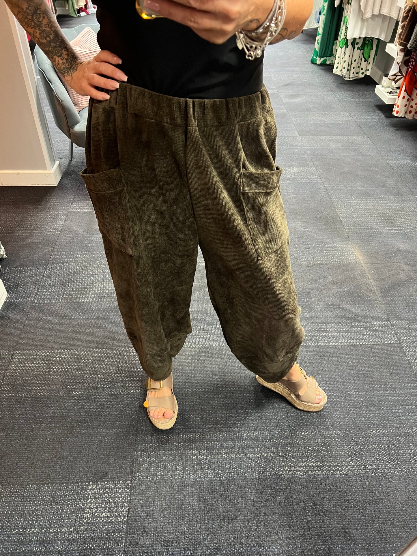 Baggy Chenille Trousers