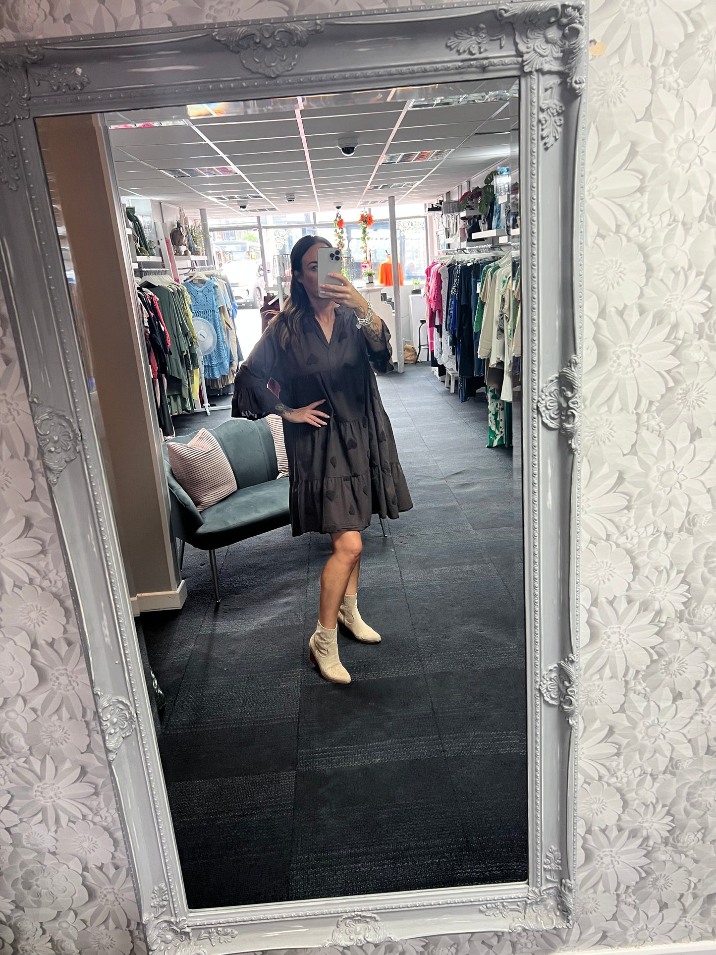 Embossed Heart Tunic/Dress