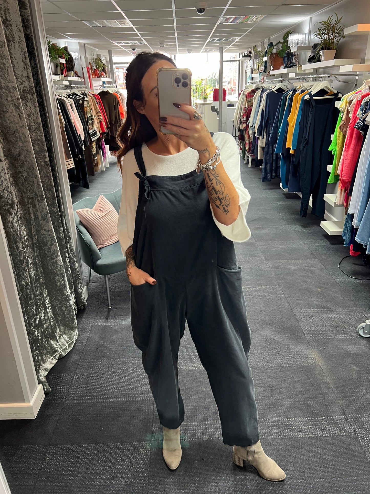 Needlecord Dungarees