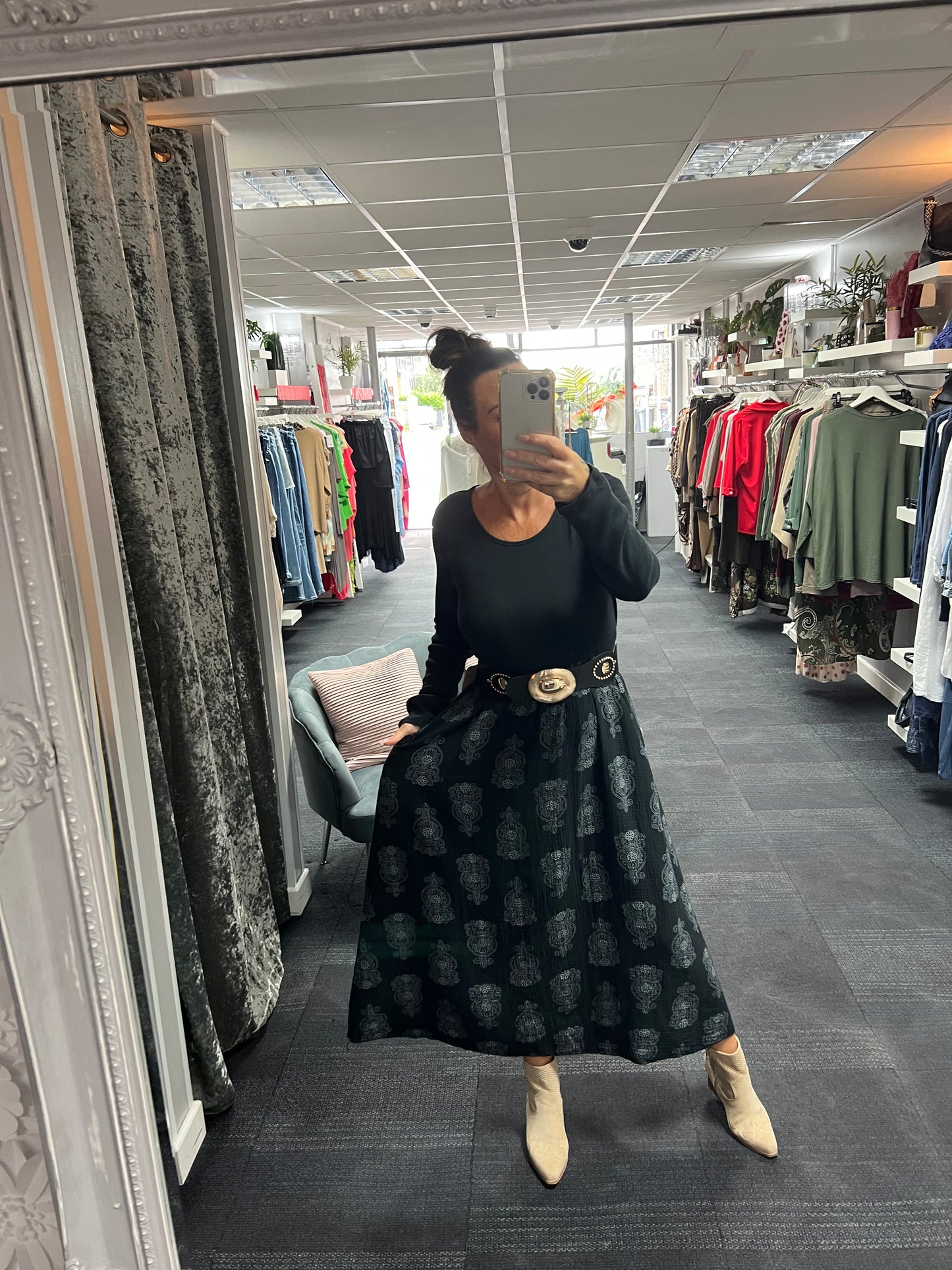 Boraque Print Half Dress