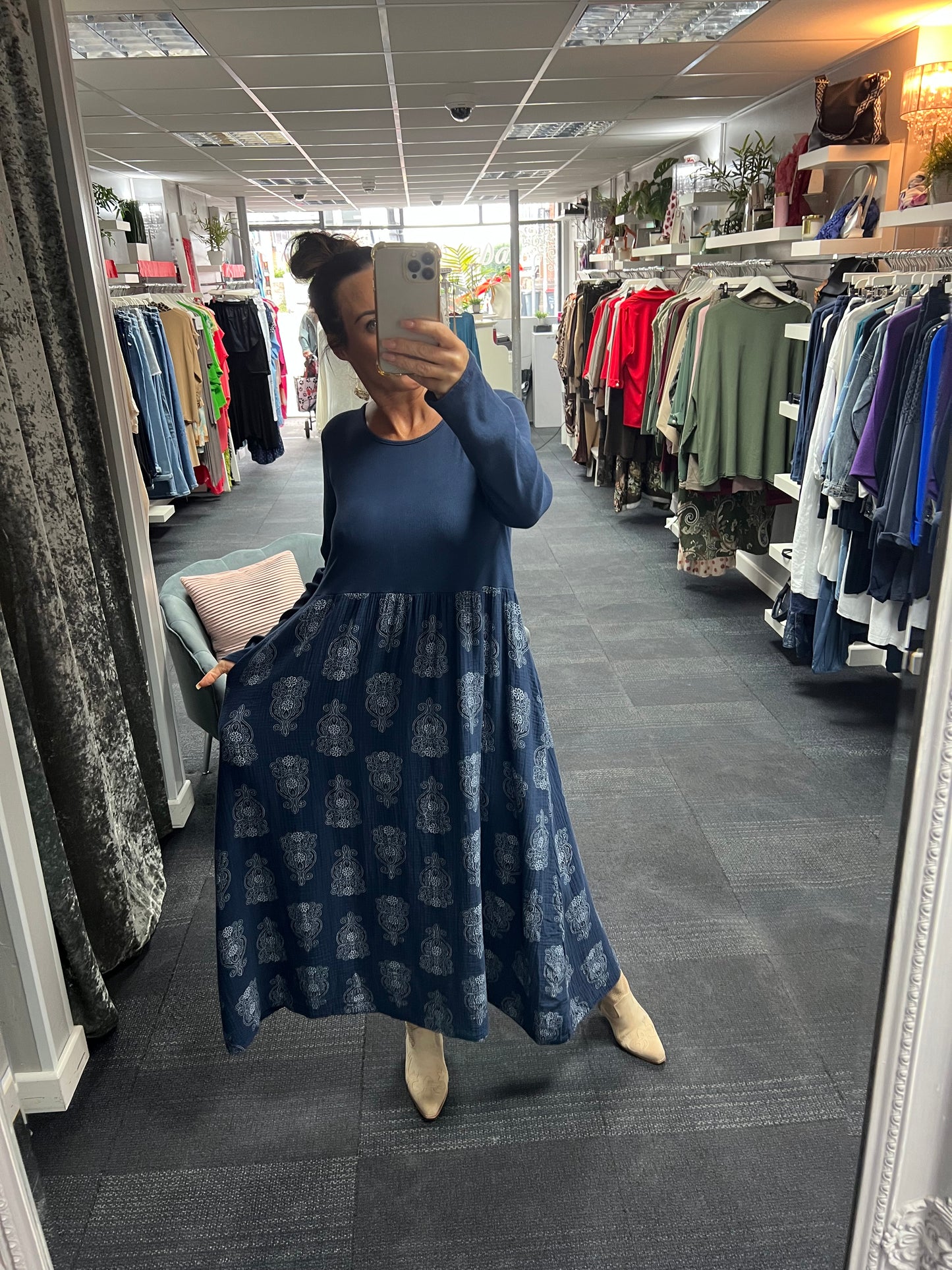 Boraque Print Half Dress