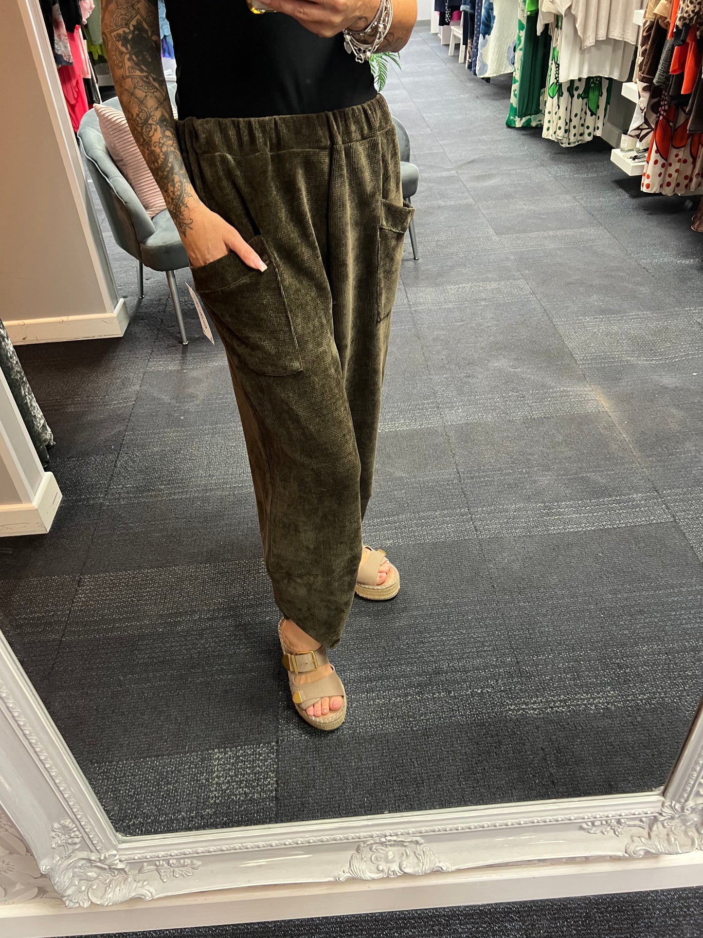 Baggy Chenille Trousers