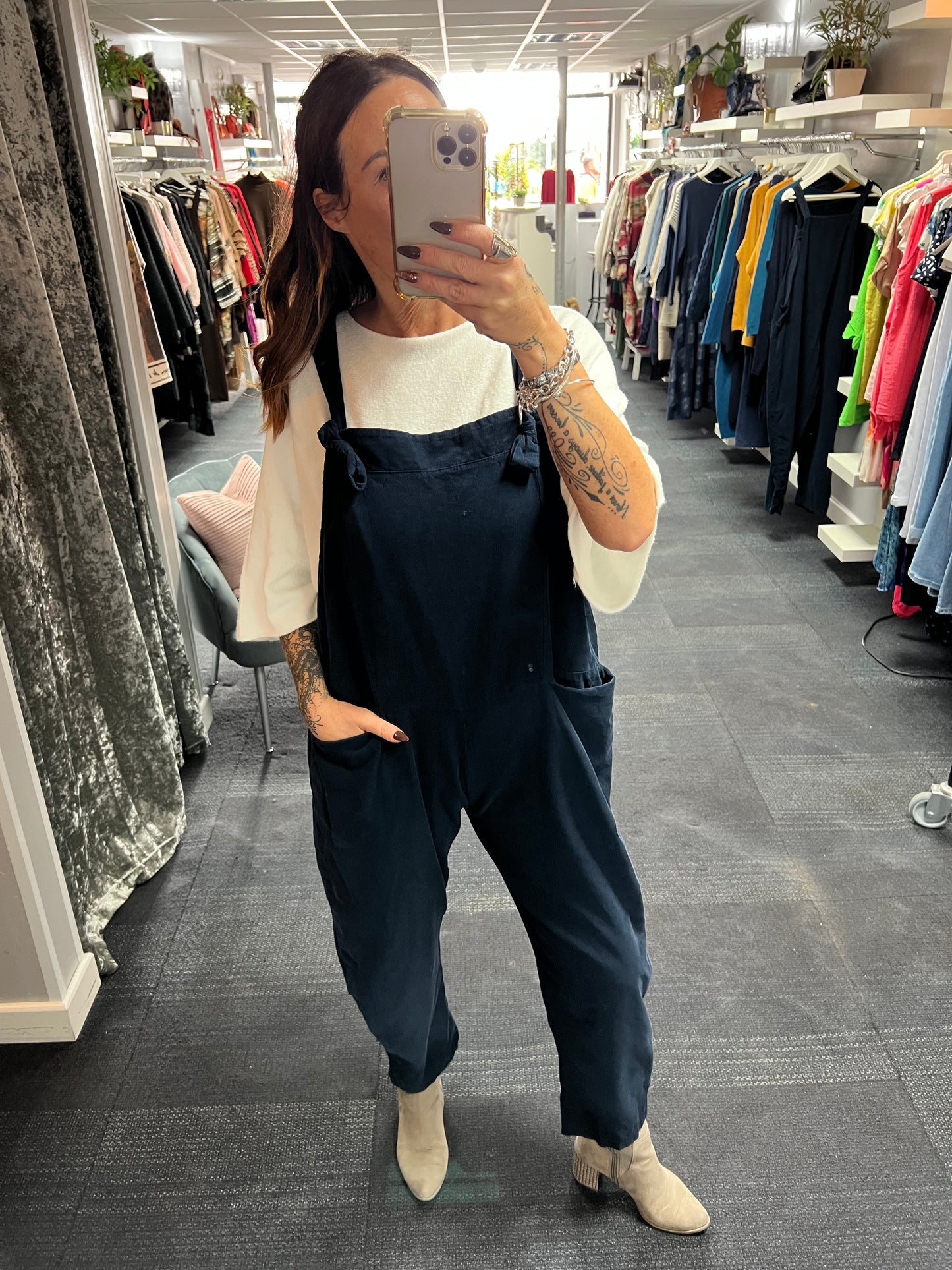 Needlecord Dungarees