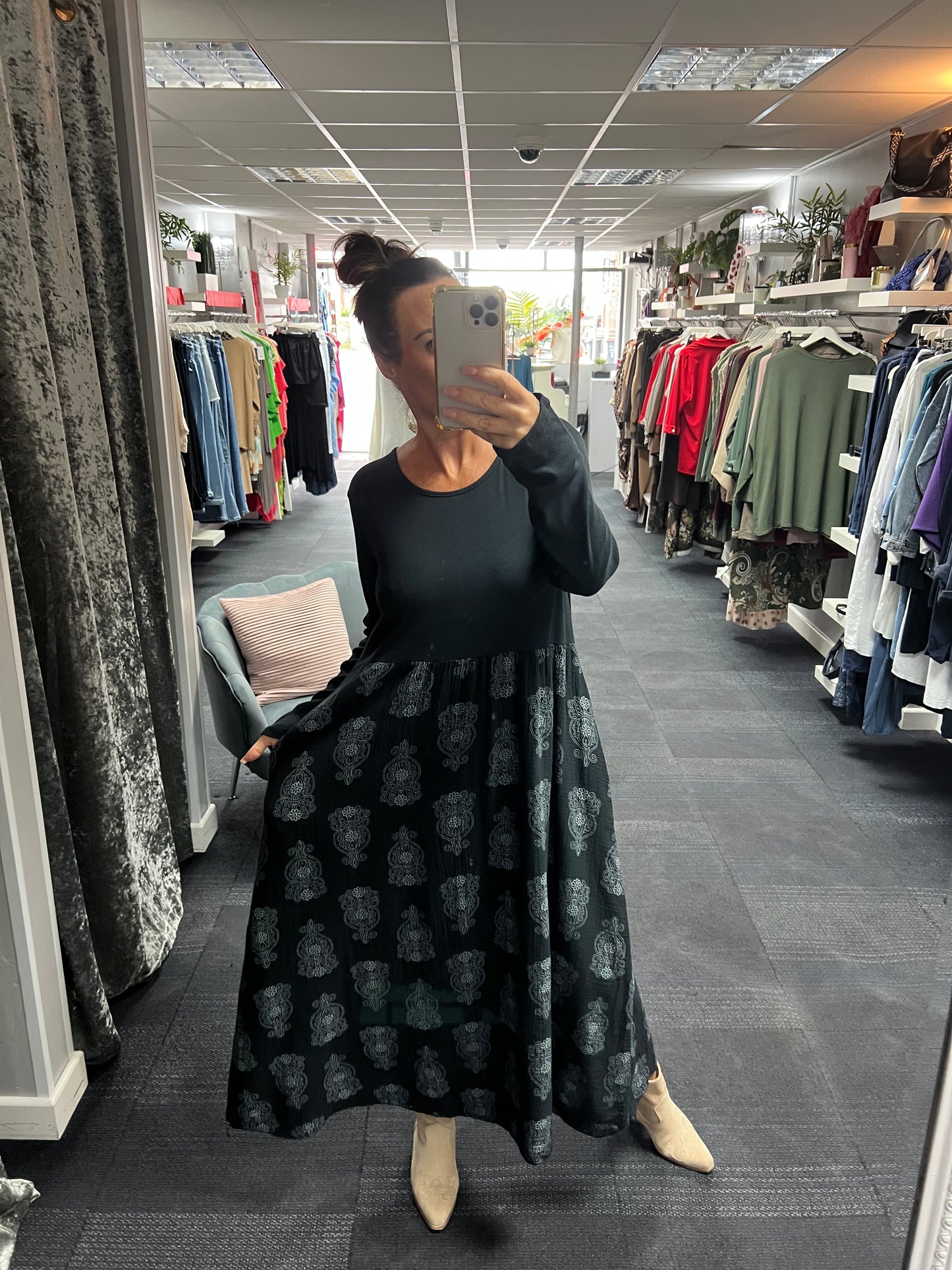 Boraque Print Half Dress