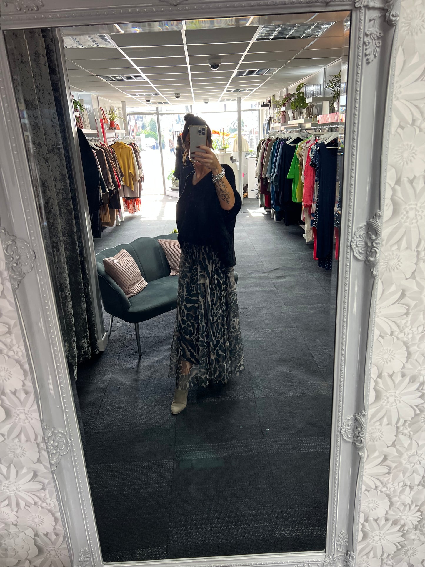Tulle Patterned Skirt