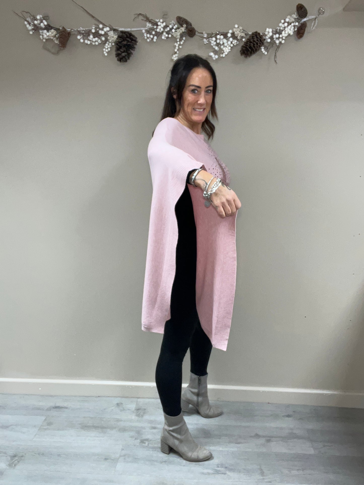 Sparkly Sequin Star Poncho